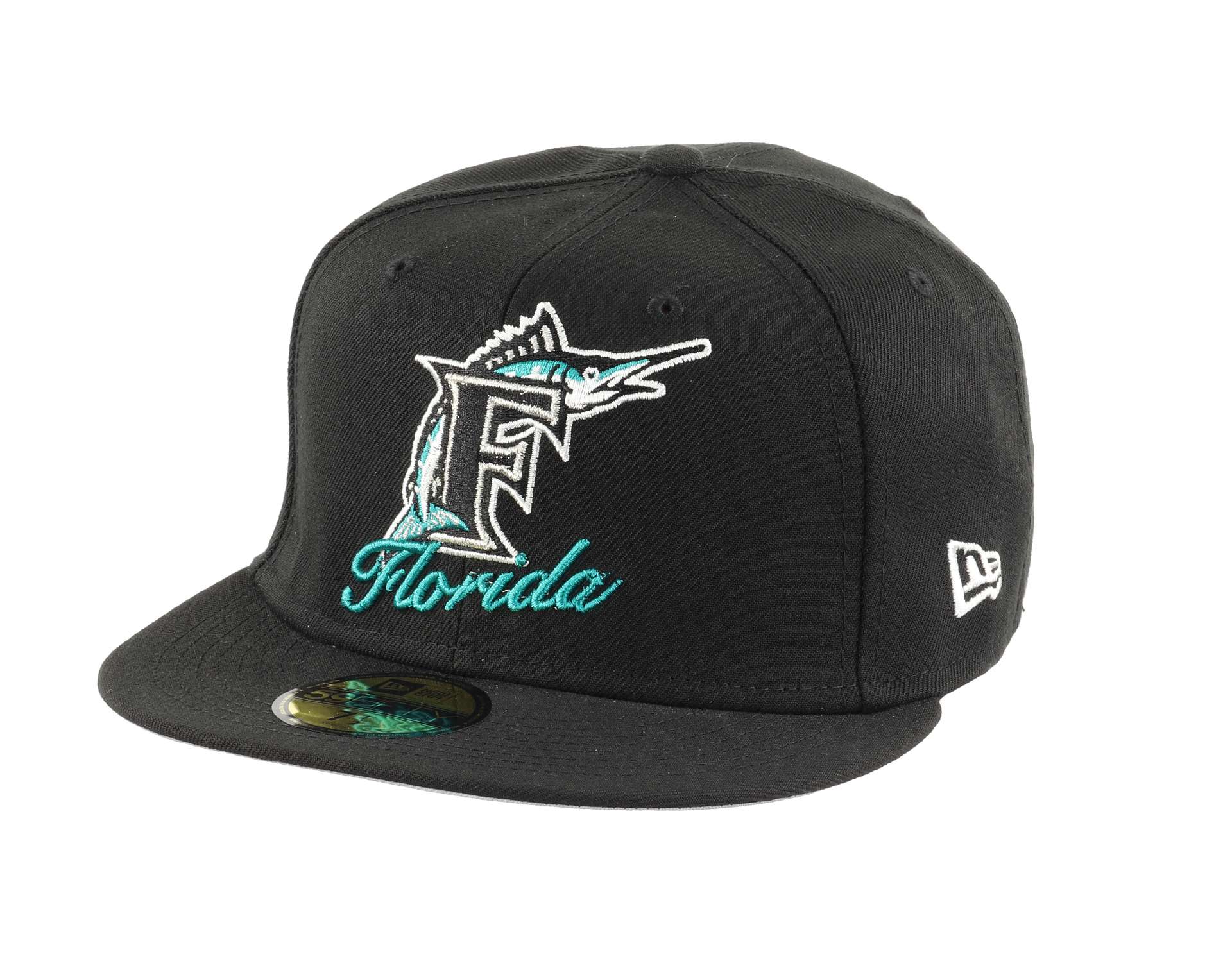 Florida Marlins Dual Logo Black 59Fifty Basecap New Era