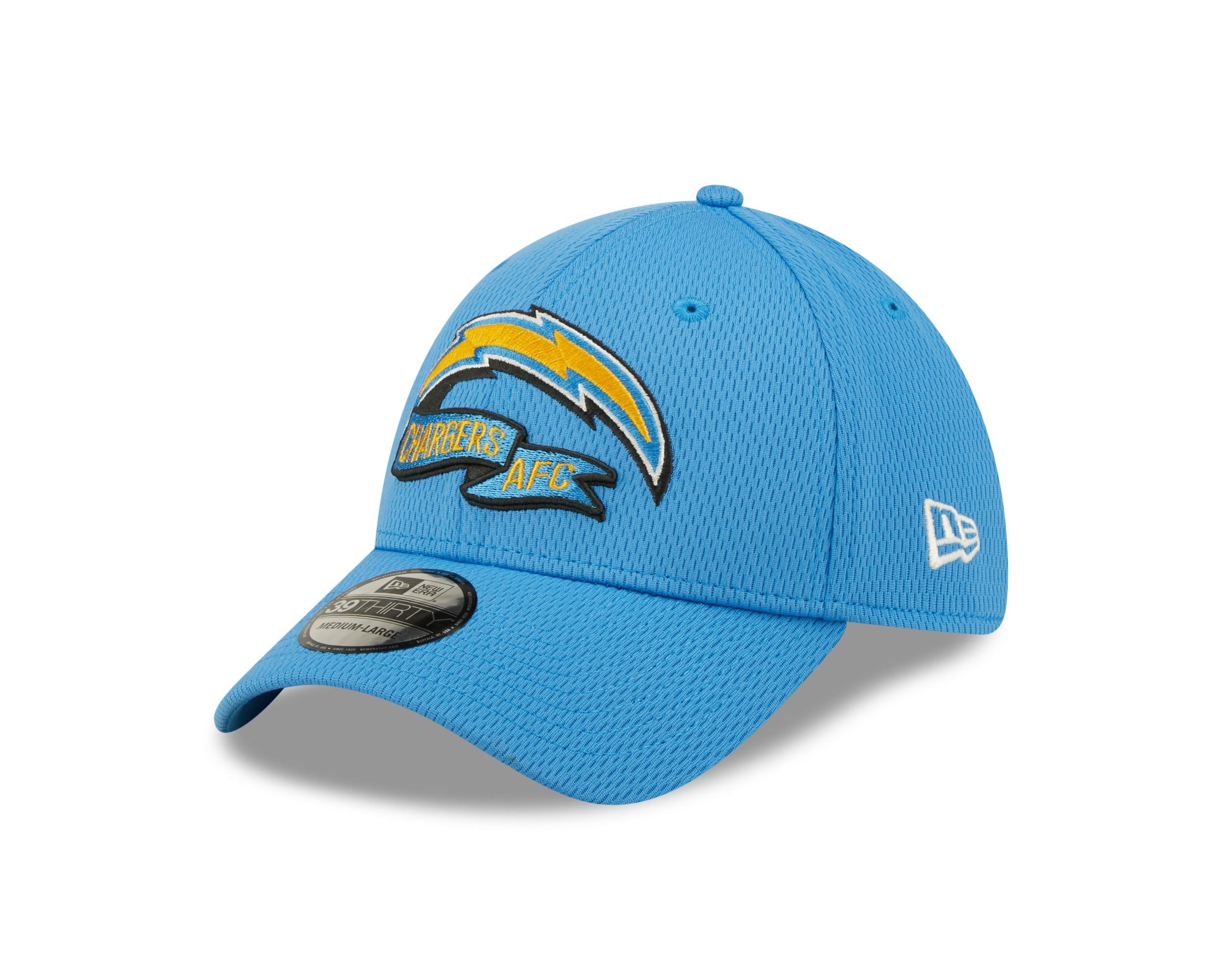 Los Angeles Chargers NFL 2022 Sideline Blue 39Thirty Stretch Cap New Era