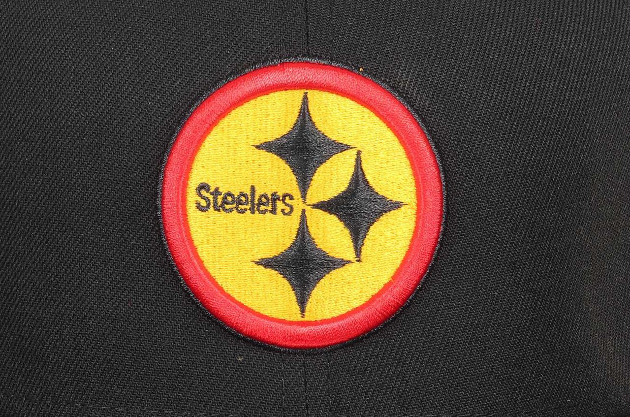 Pittsburgh Steelers NFL Team Colour 80 Seasons Sidepatch Black 9Fifty Snapback Cap New Era