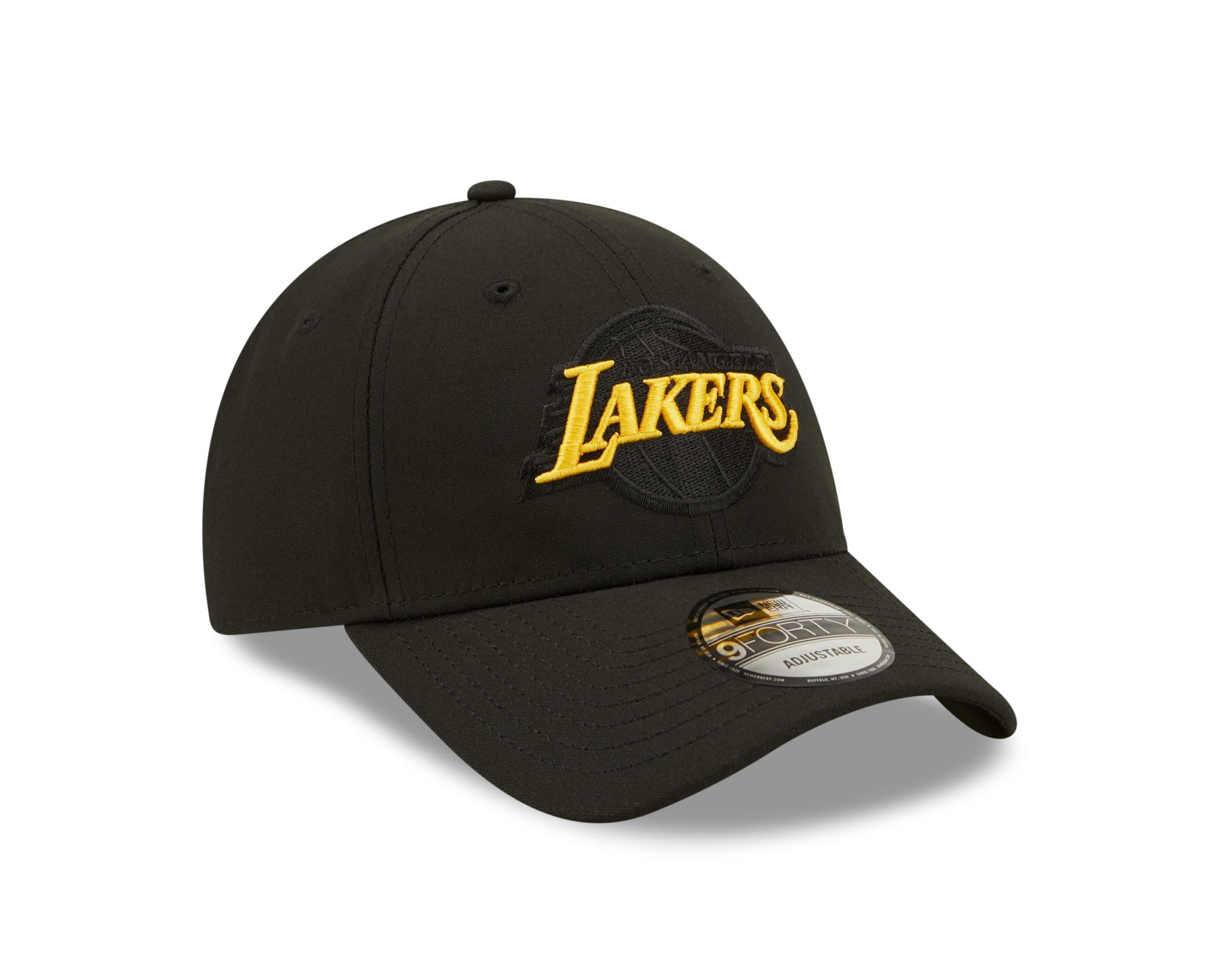 Los Angeles Lakers NBA Black Base 9Forty Snapback Cap New Era