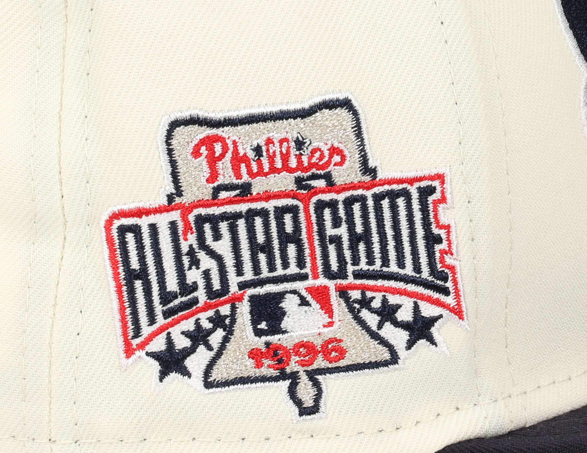 Philadelphia Phillies MLB All Star Game 1996 Sidepatch Chrome White 59Fifty Basecap New Era