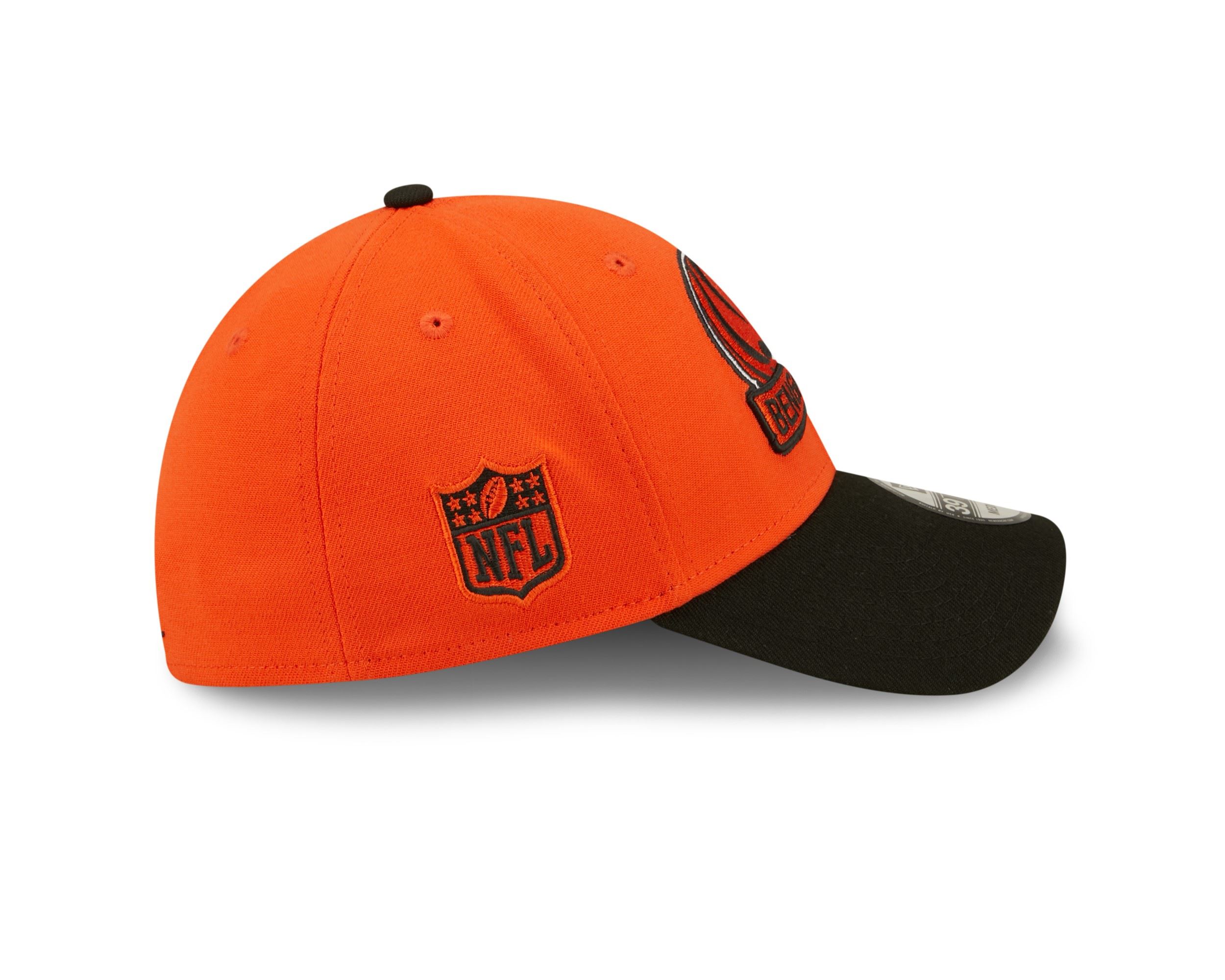 Cincinnati Bengals NFL 2022 Sideline Orange Black 39Thirty Stretch Cap New Era