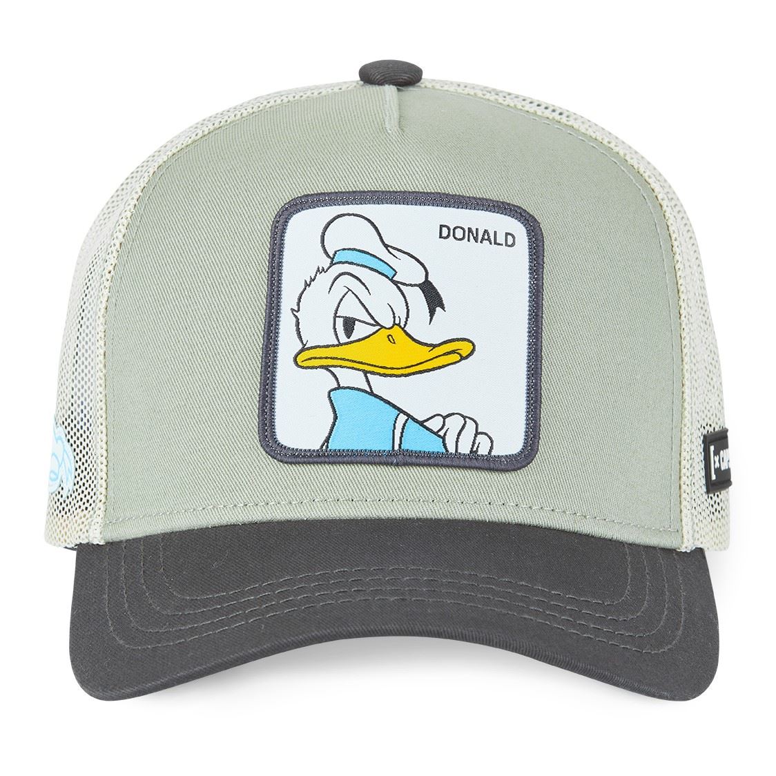 Donald Duck Walt Disney Light Green Gray Trucker Cap Capslab