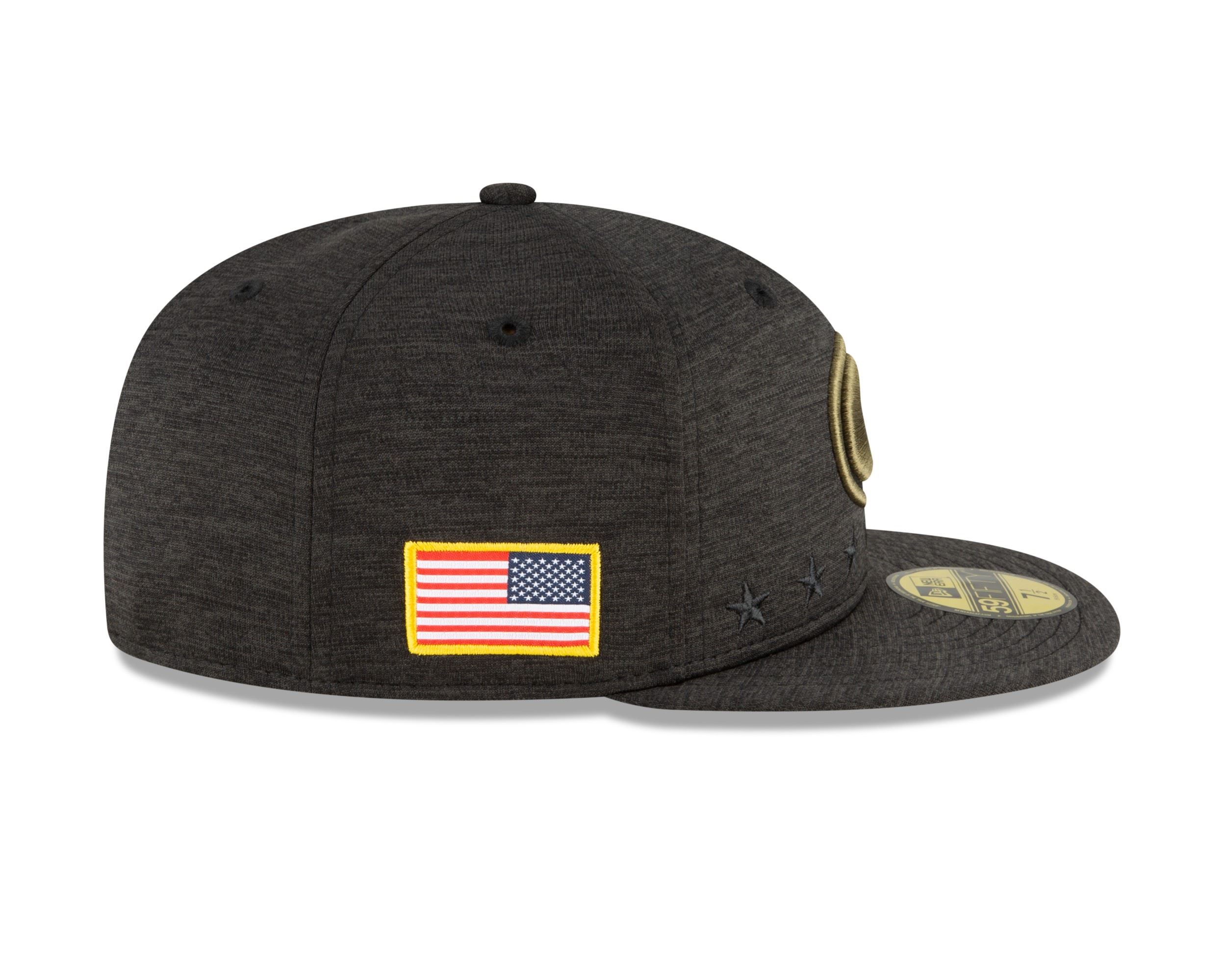 Green Bay Packers Salute to Service 2020 59Fifty Cap New Era