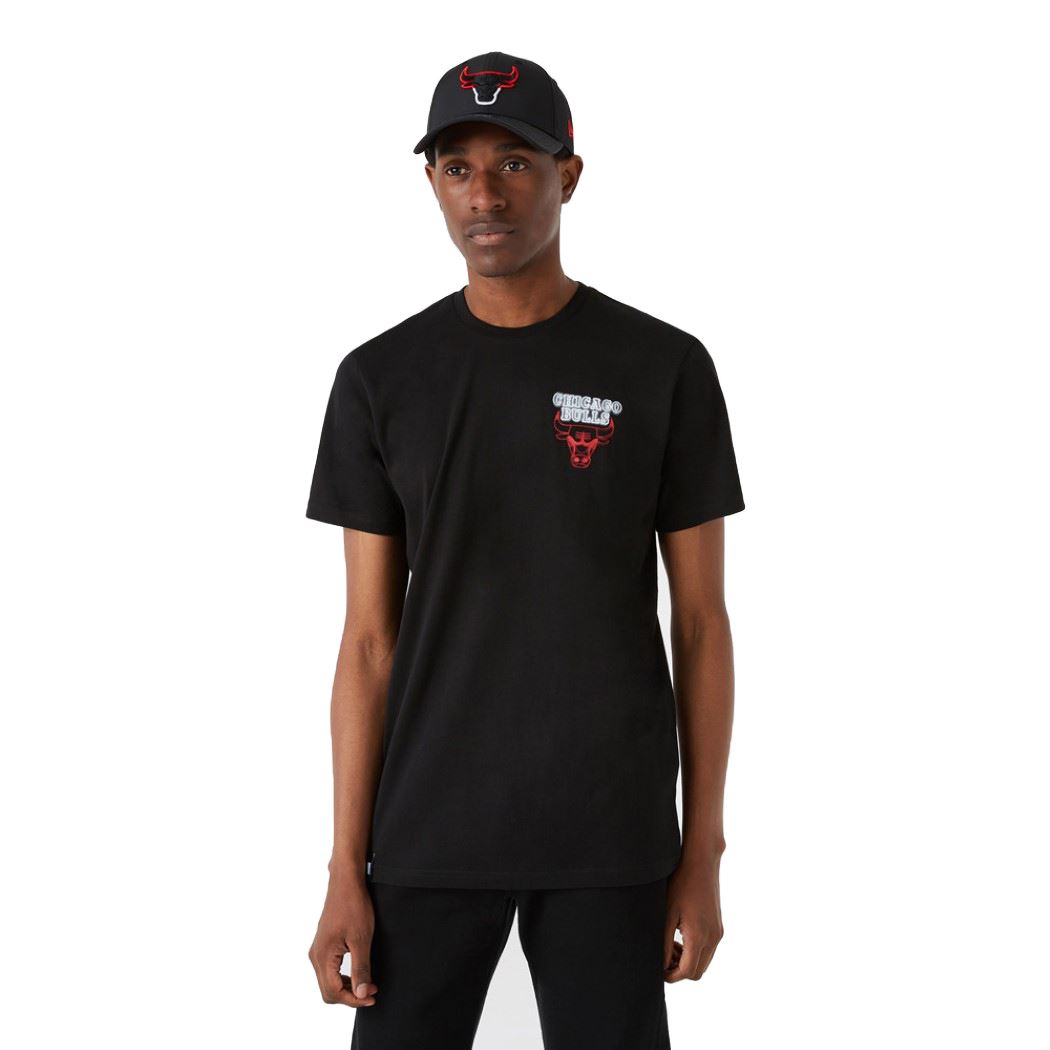 Chicago Bulls NBA Neon Tee T-Shirt New Era