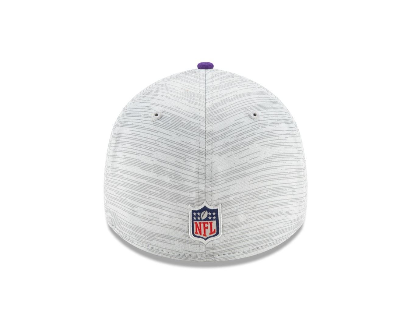 Minnesota Vikings NFL Training 2021 Grey 39Thirty Stretch Cap New Era