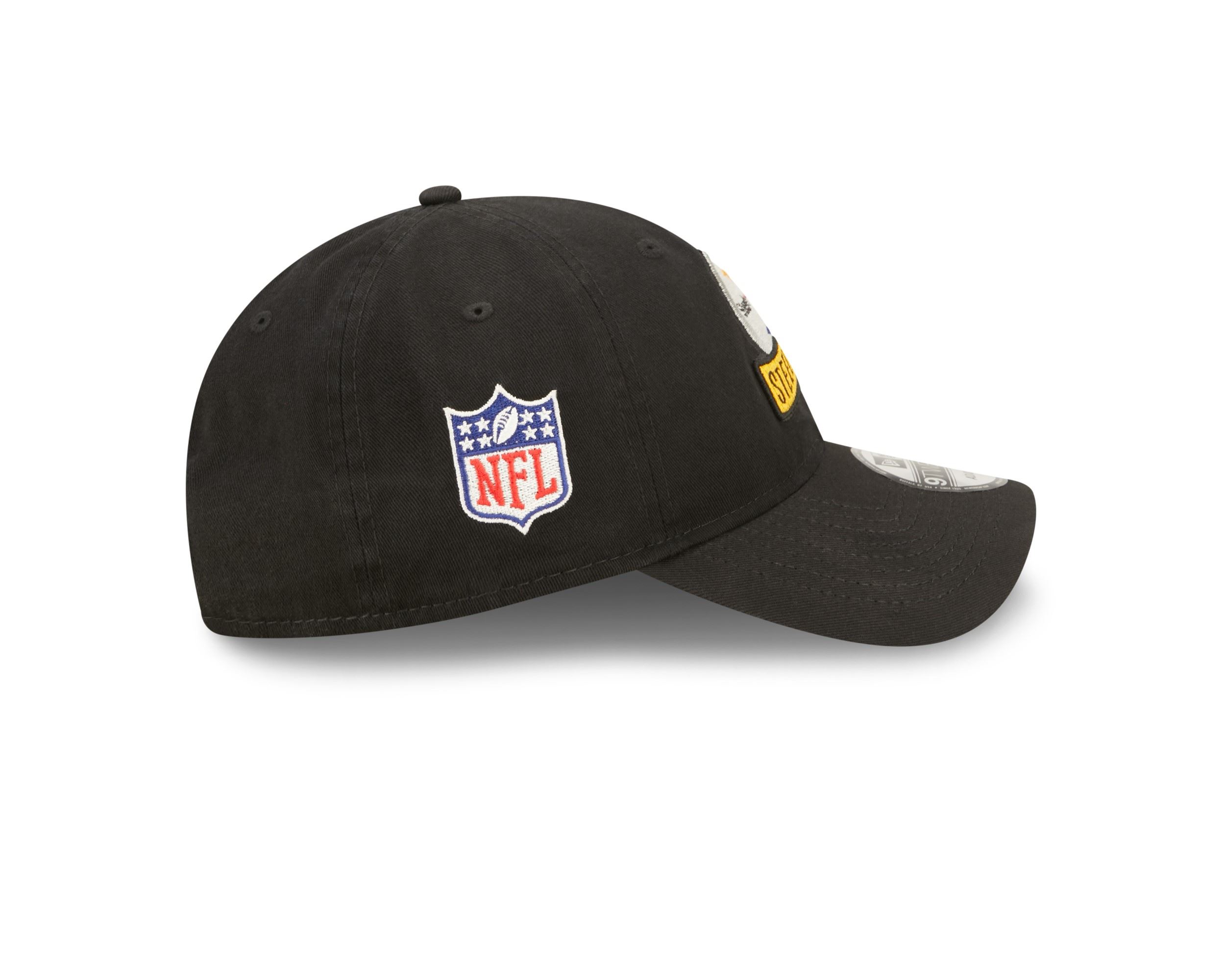 Pittsburgh Steelers NFL 2022 Sideline Black 9Twenty Unstructured Strapback Cap New Era