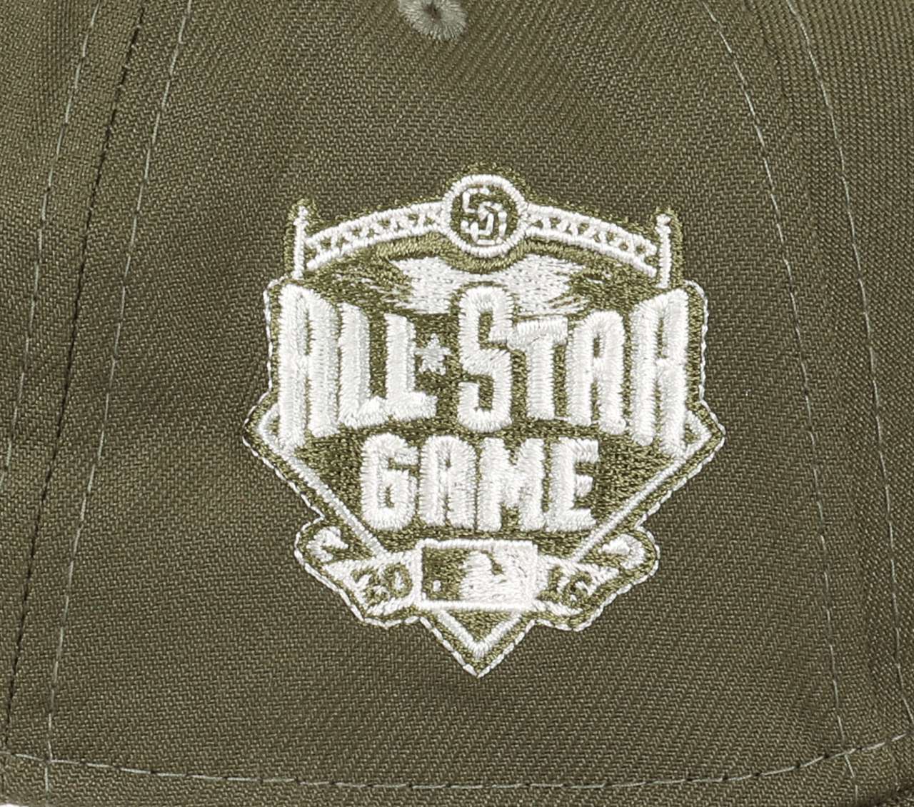 San Diego Padres MLB All-Star Game 2016 Sidepatch Cooperstown New Olive Forty A-Frame Snapback Cap New Era