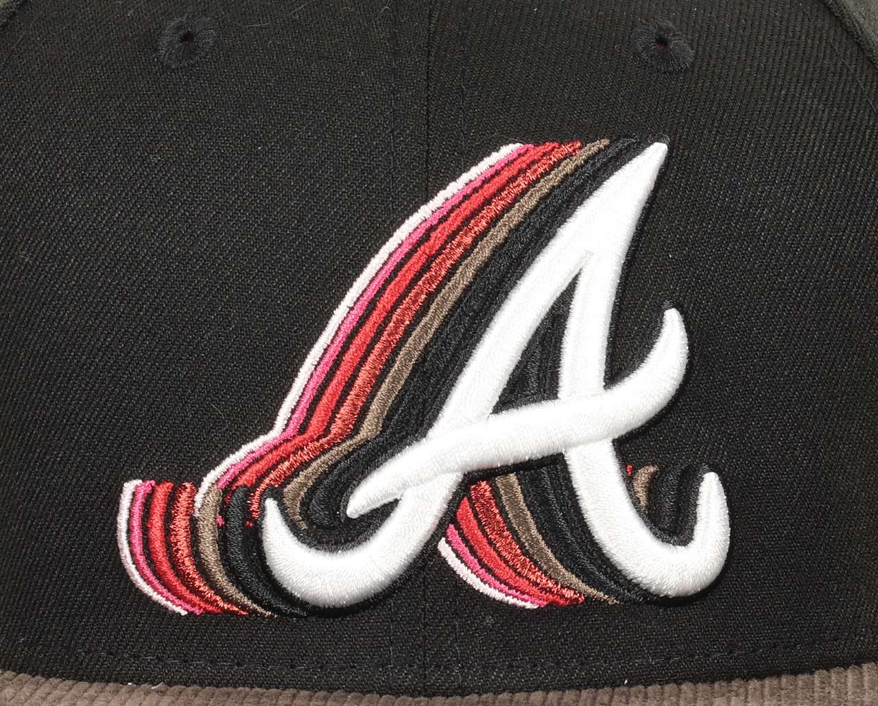 Atlanta Braves MLB 150th Anniversary Sidepatch Cooperstown Cord Black Walnut 59Fifty Basecap New Era