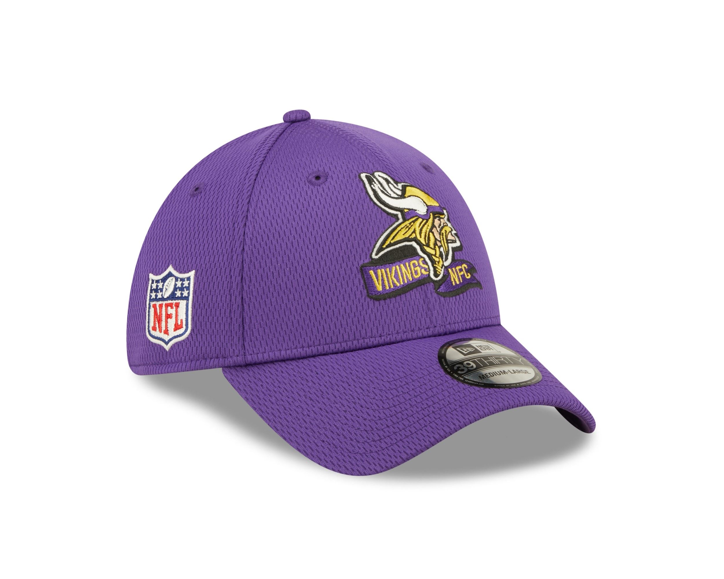 Minnesota Vikings NFL 2022 Sideline Purple 39Thirty Stretch Cap New Era