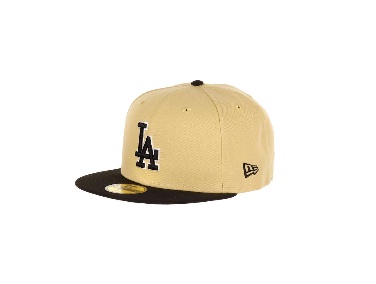 Los Angeles Dodgers MLB Vegas Gold Black 59Fifty Basecap New Era