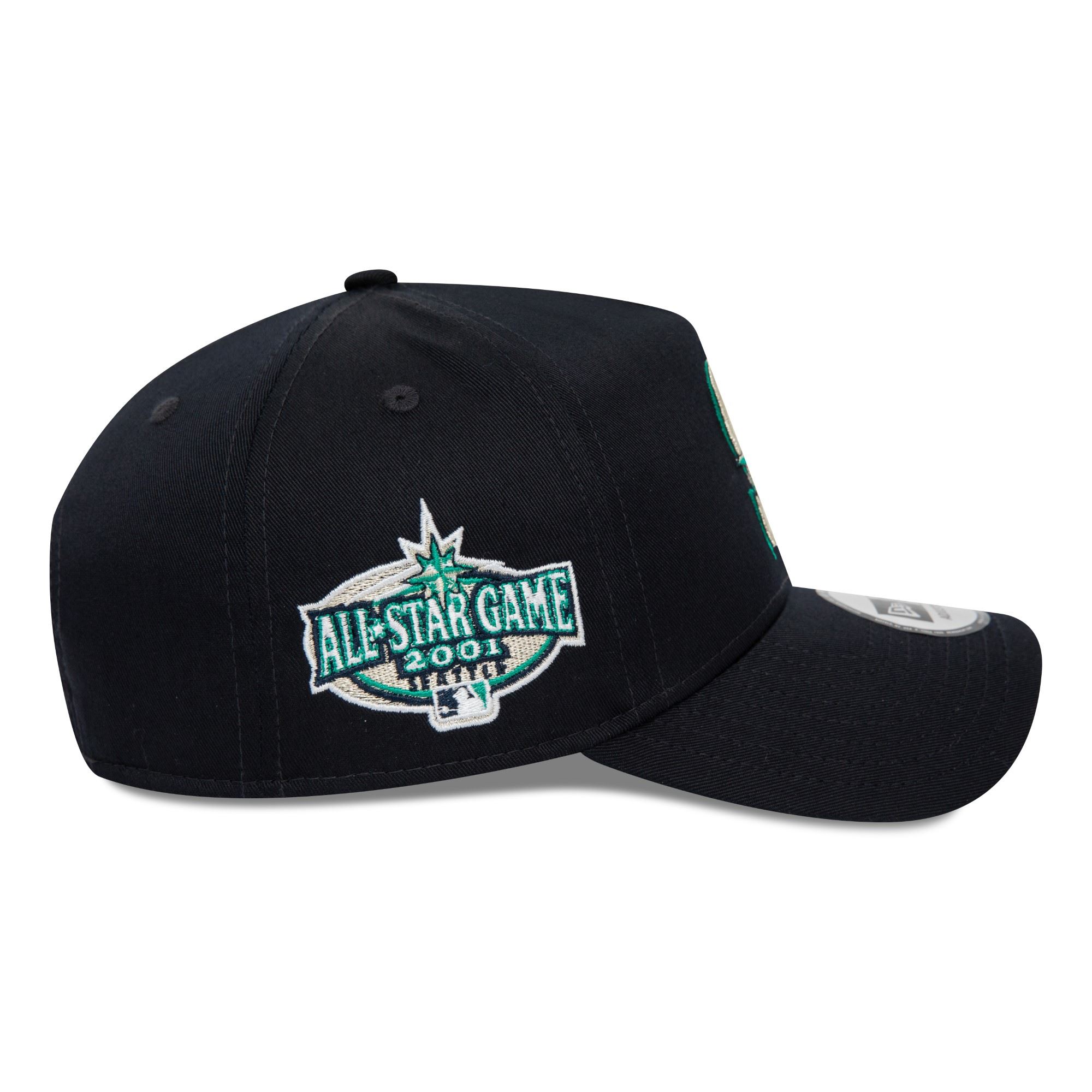 Seattle Mariners MLB All Star Game 2001 Sidepatch Navy E-Frame Snapback Cap