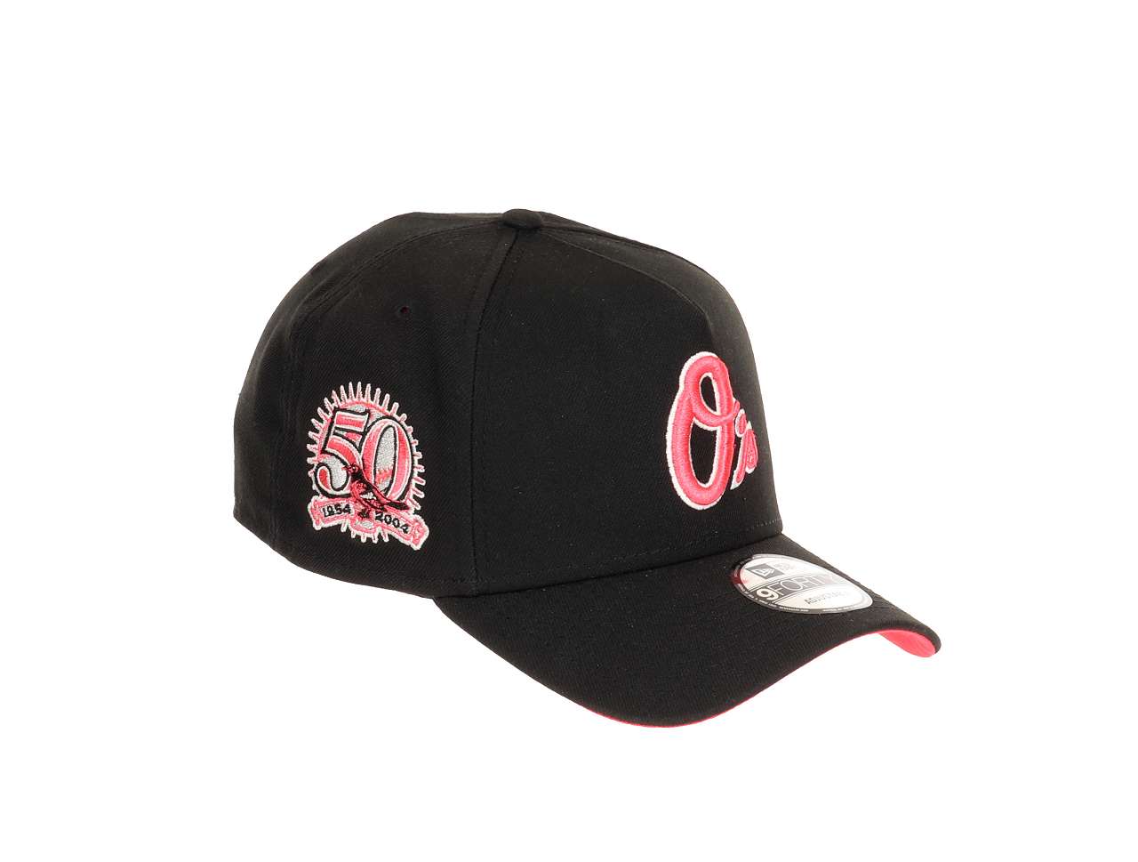Baltimore Orioles MLB  50th Anniversary Sidepatch Black Lava 9Forty A-Frame Adjustable Cap New Era
