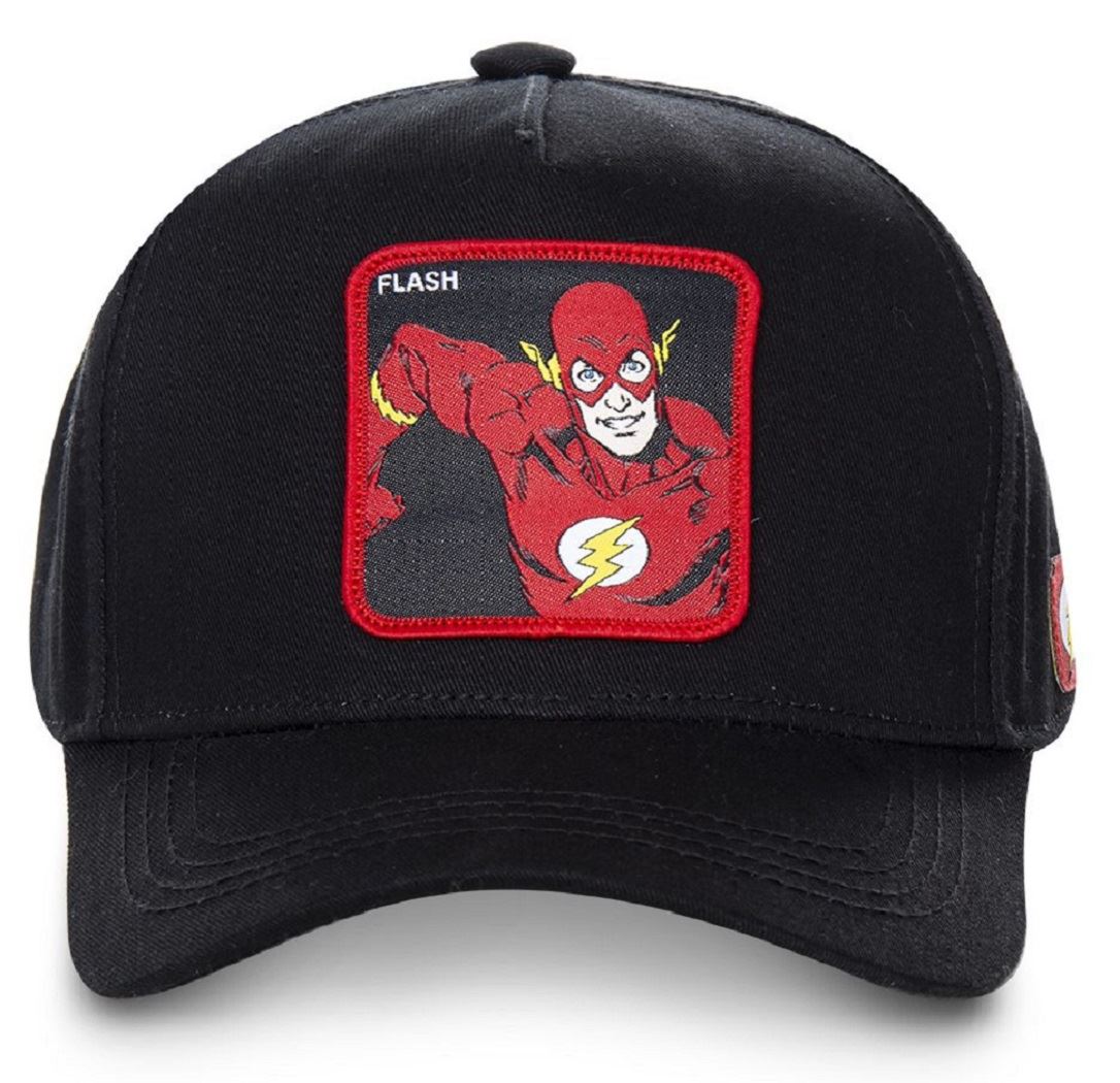 Flash Black Justice League Snapback Cap Capslab