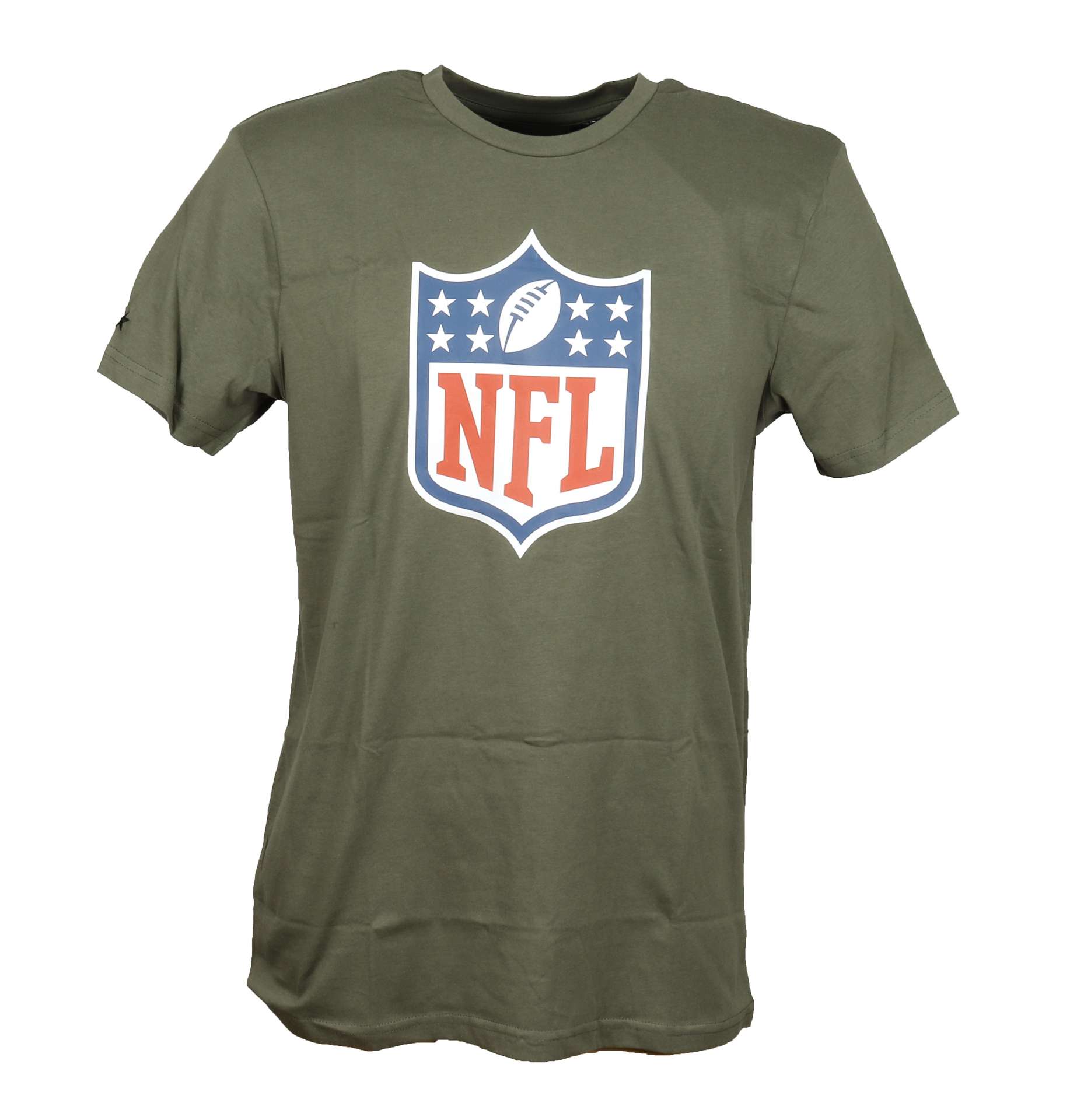 NFL Shield Olive NFL Camo Wordmark T-Shirt New Era