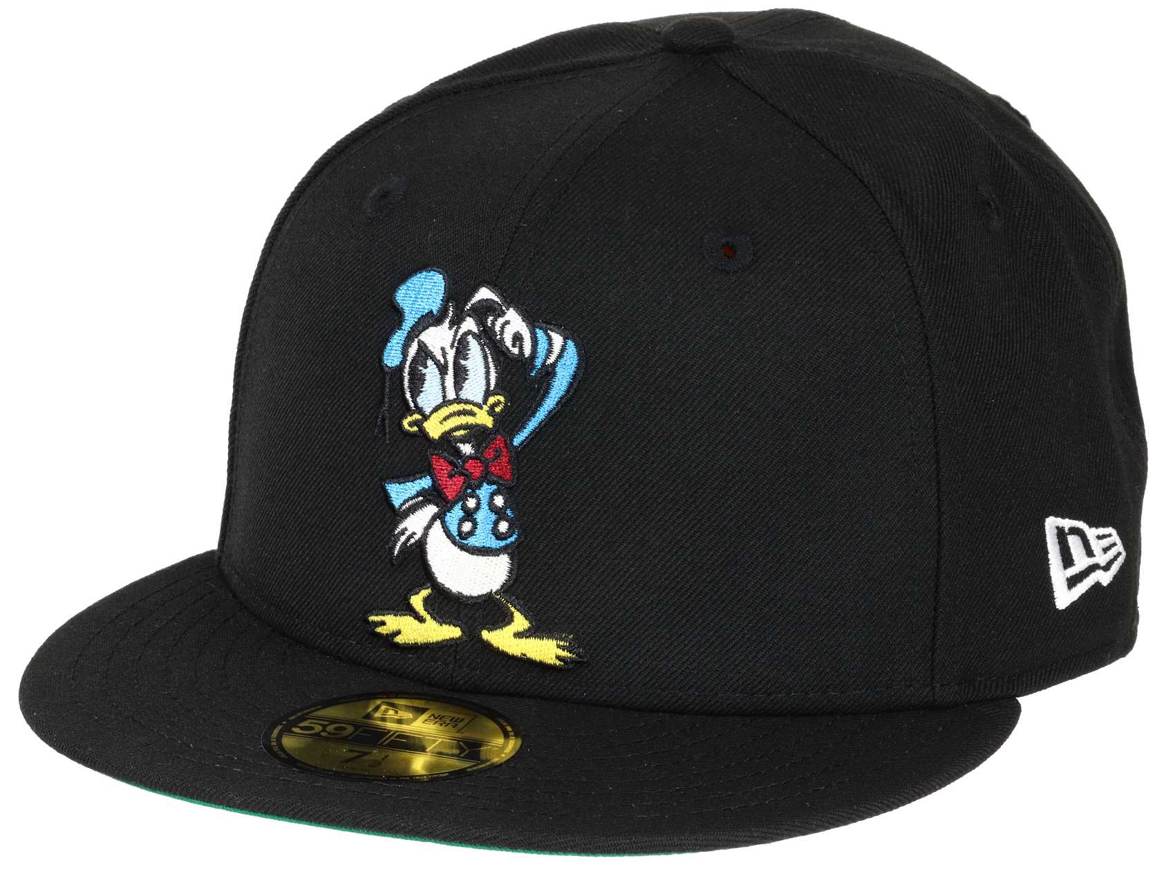 Donald Duck Characater Black Base  59Fifty Fitted Basecap New Era