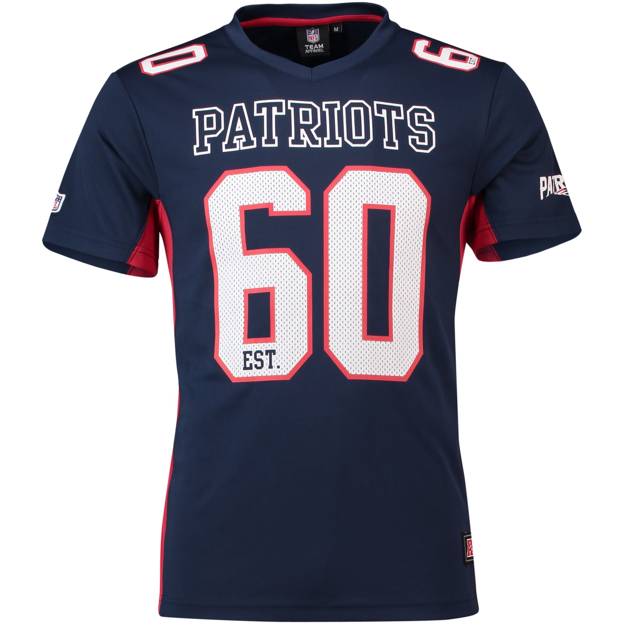 New England Patriots NFL Players Poly Mesh Navy T-Shirt Fanatics
