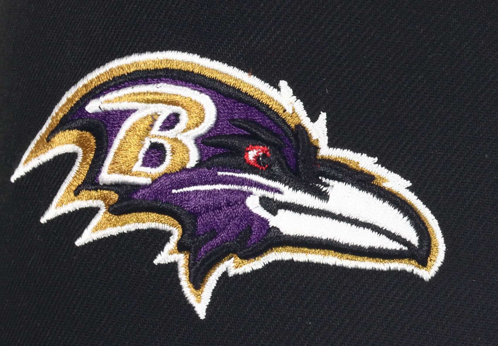 Baltimore Ravens NFL White Mesh Trucker 9Forty A-Frame Trucker Cap New Era