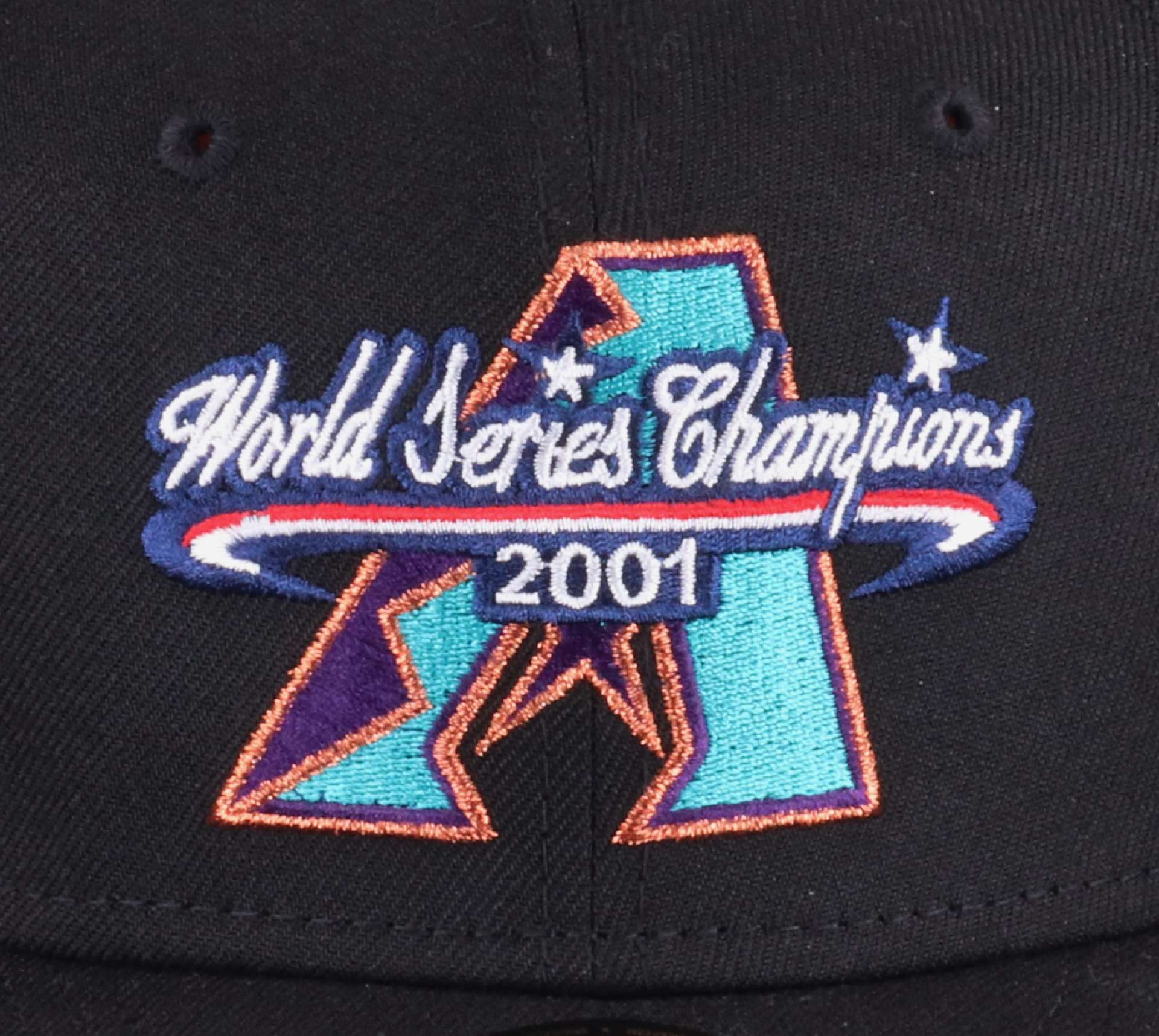 Arizona Diamondbacks MLB World Series 2001 Black 59Fifty Basecap New Era
