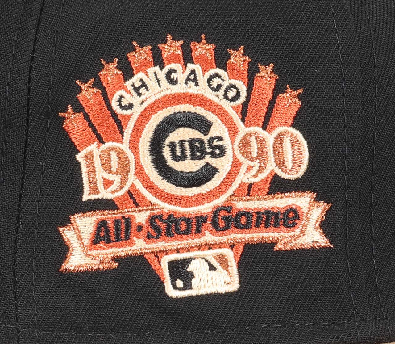 Chicago Cubs MLB All-Star Game 1990 Sidepatch Black Beige 59Fifty Basecap New Era