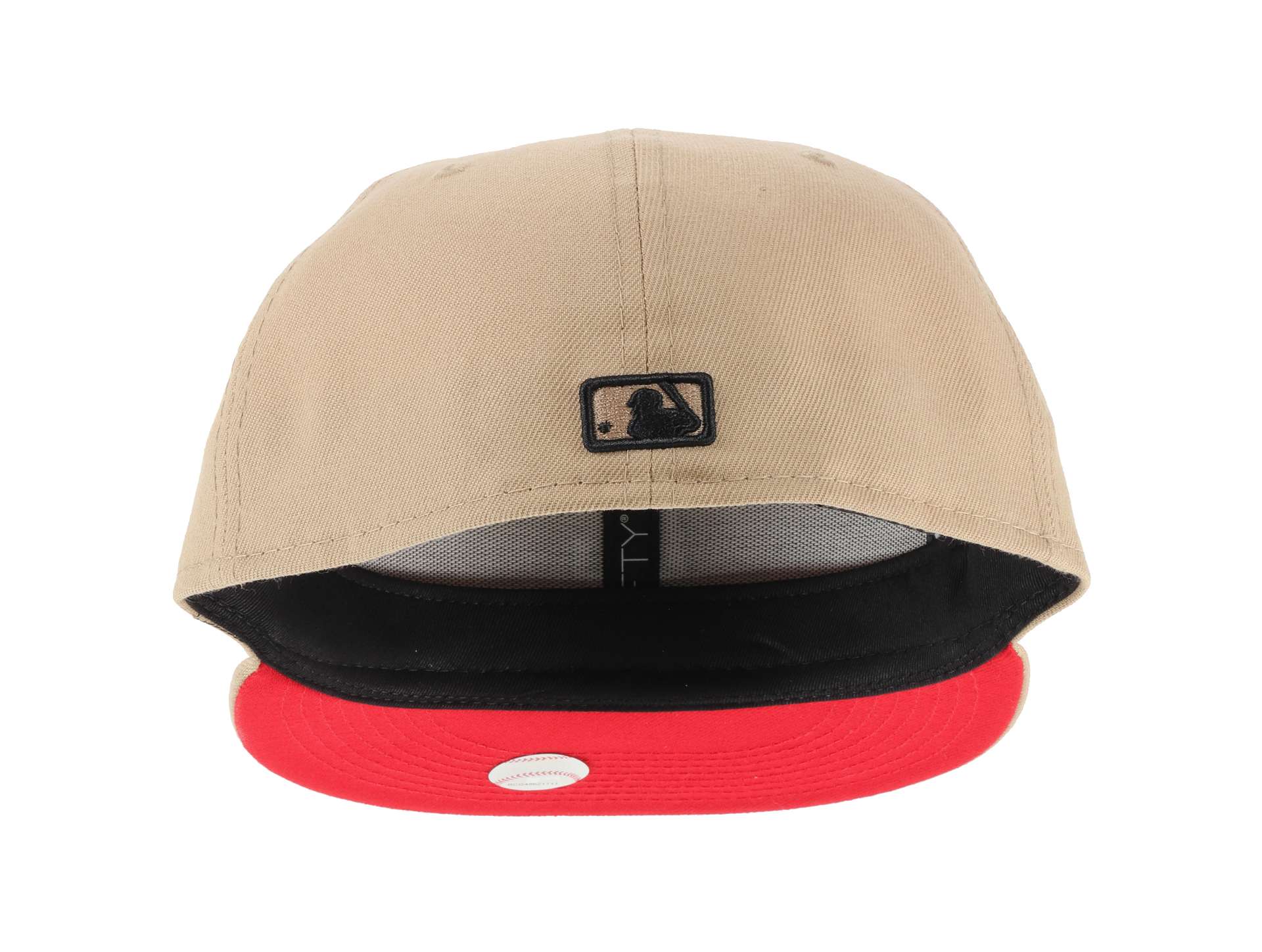 Cleveland Guardians MLB Camel Red Undervisor Cooperstown 59Fifty Basecap New Era