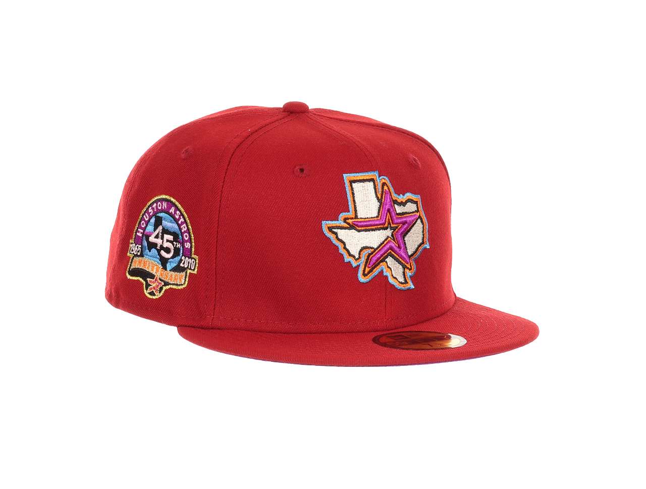 Houston Astros MLB 45th Anniversary Sidepatch St. Arnold Root Beer Red 59Fifty Basecap New Era