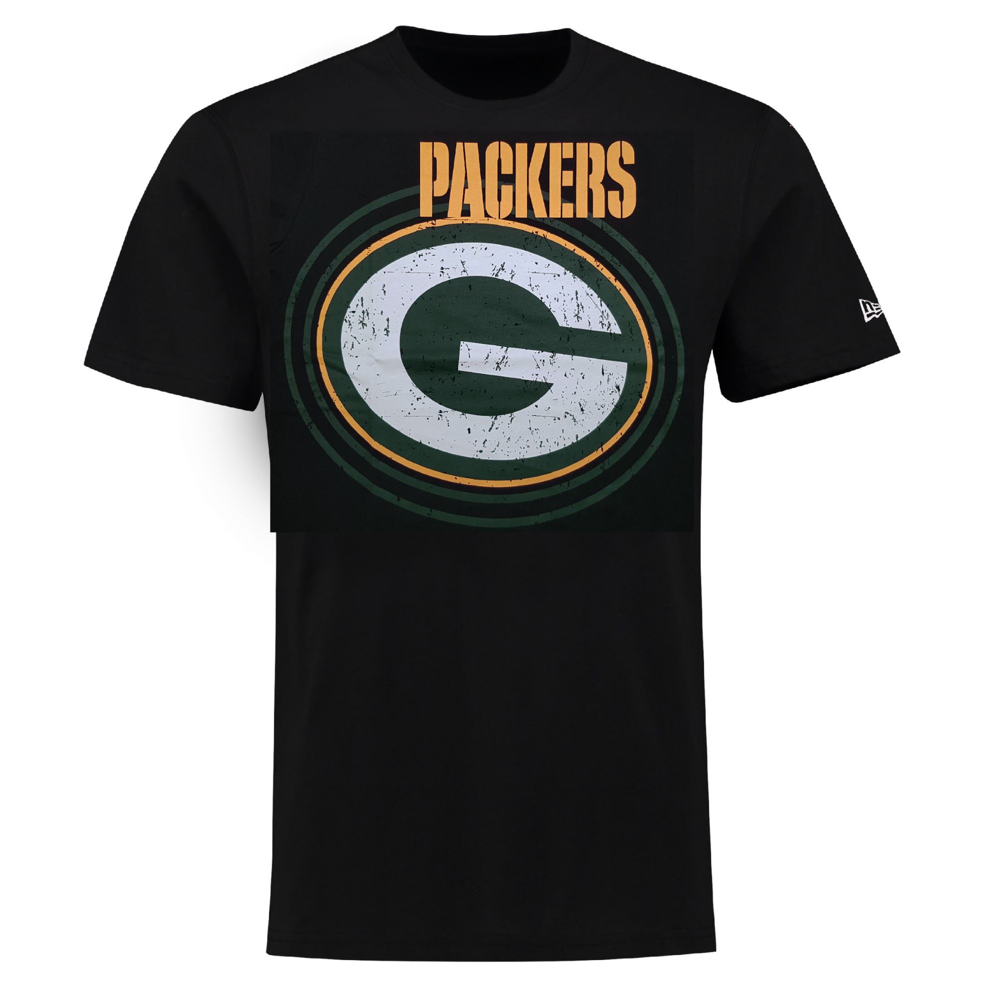 Green Bay Packers Shadow Print T-Shirt New Era