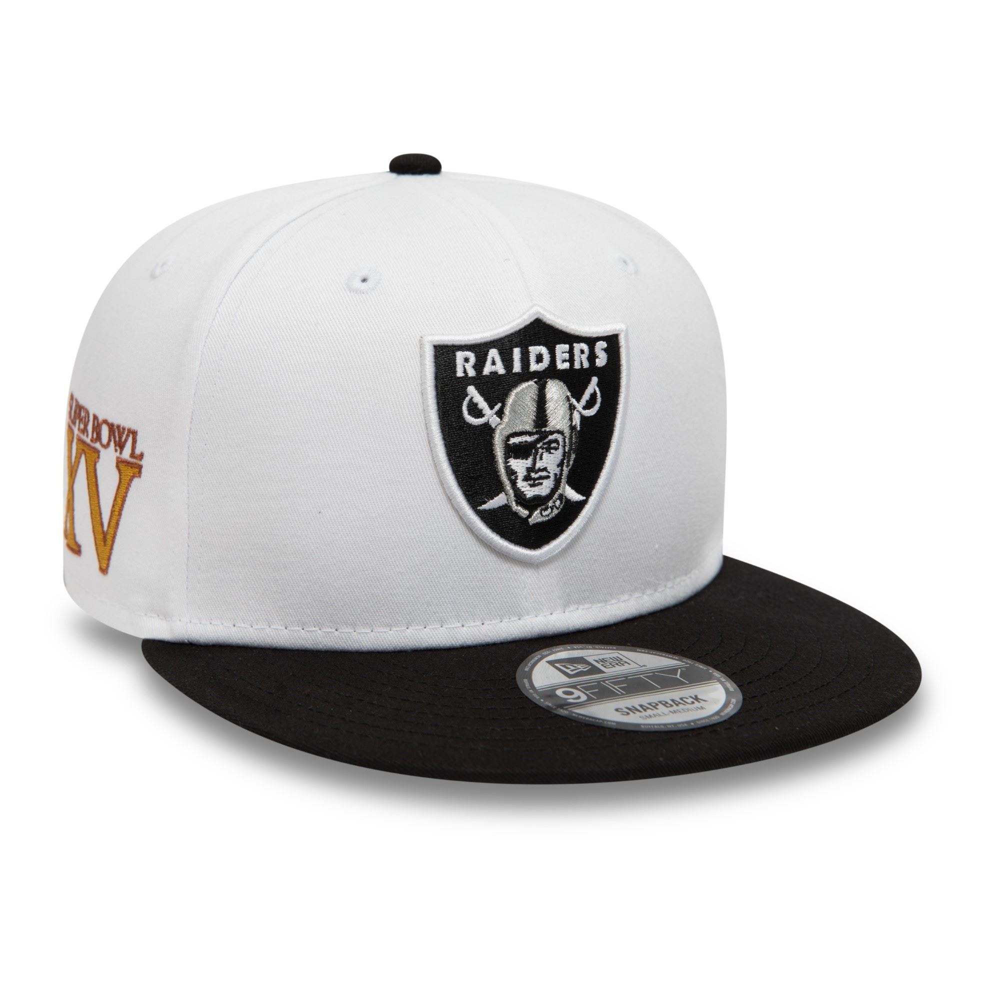 Las Vegas Raiders NFL White Crown Patches White 9Fifty Snapback Cap New Era