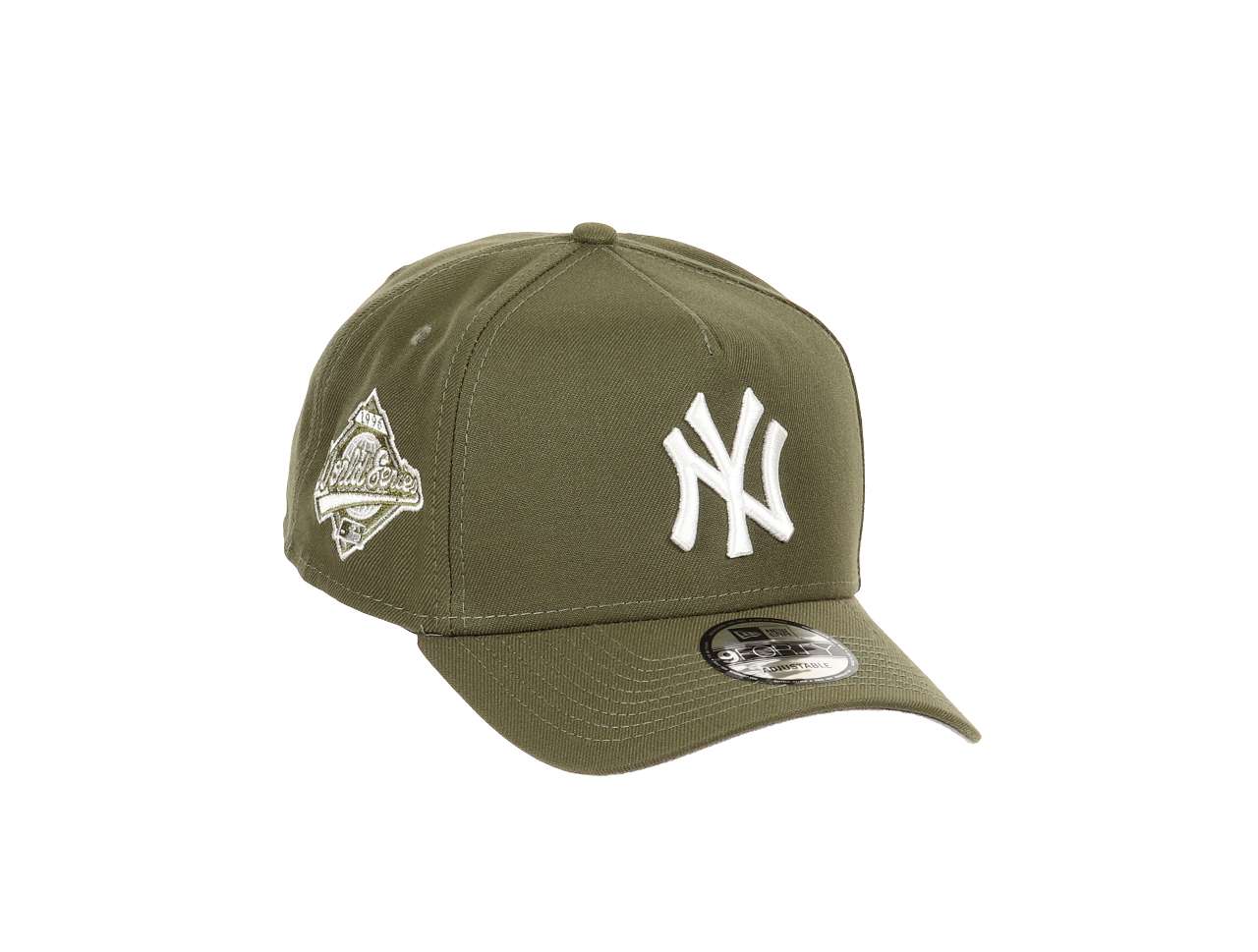New York Yankees MLB World Series 1996 Sidepatch Cooperstown New Olive Forty A-Frame Snapback Cap New Era