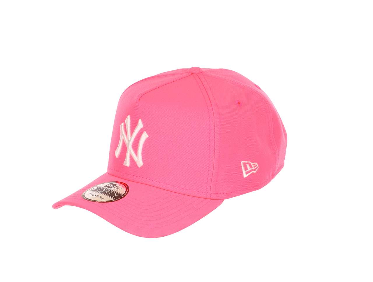 New York Yankees MLB Pink Glow 9Forty A-Frame Snapback Cap New Era