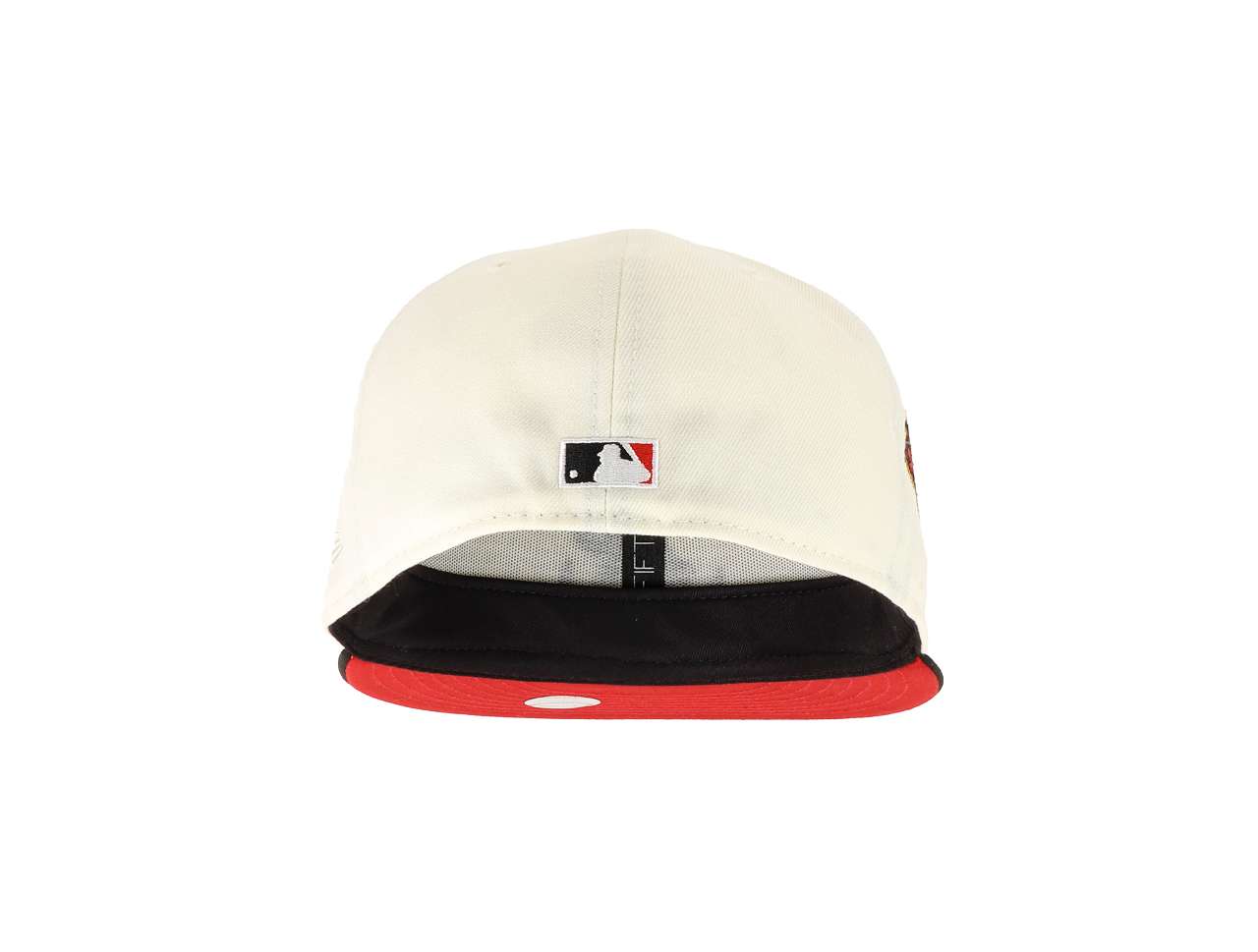 Atlanta Braves MLB Two Tone Cooperstown Braves Sidepatch Chrome Black Scarlet 59Fifty Basecap New Era
