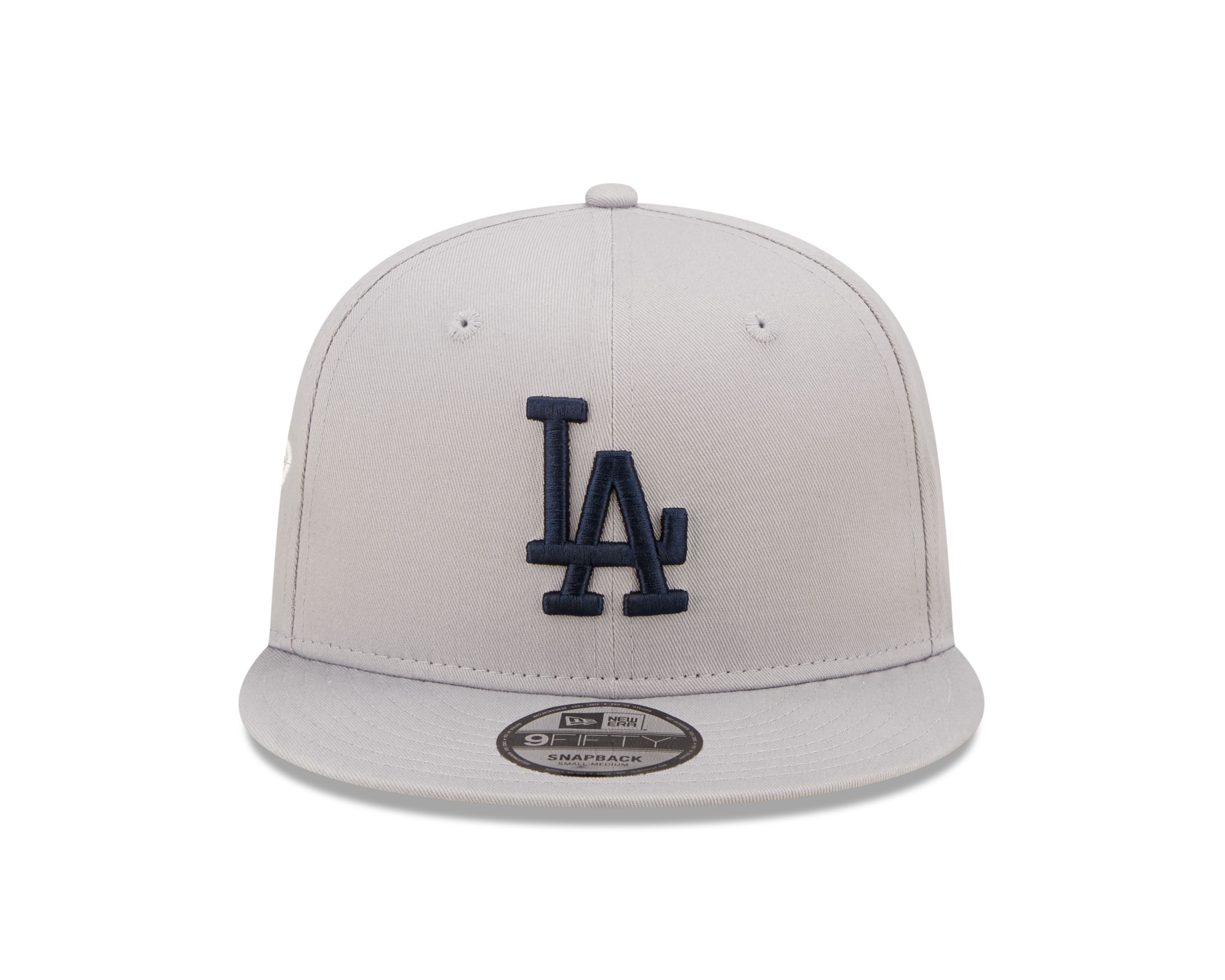 Los Angeles Dodgers MLB 40th Anniversary Sidepatch 9Fifty Snapback Cap Gray New Era