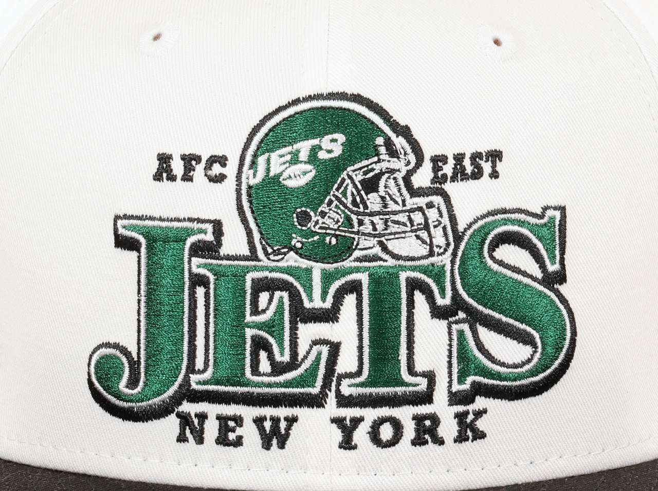 New York Jets NFL Helmet Teamcolour White Black 9Fifty Snapback Cap New Era