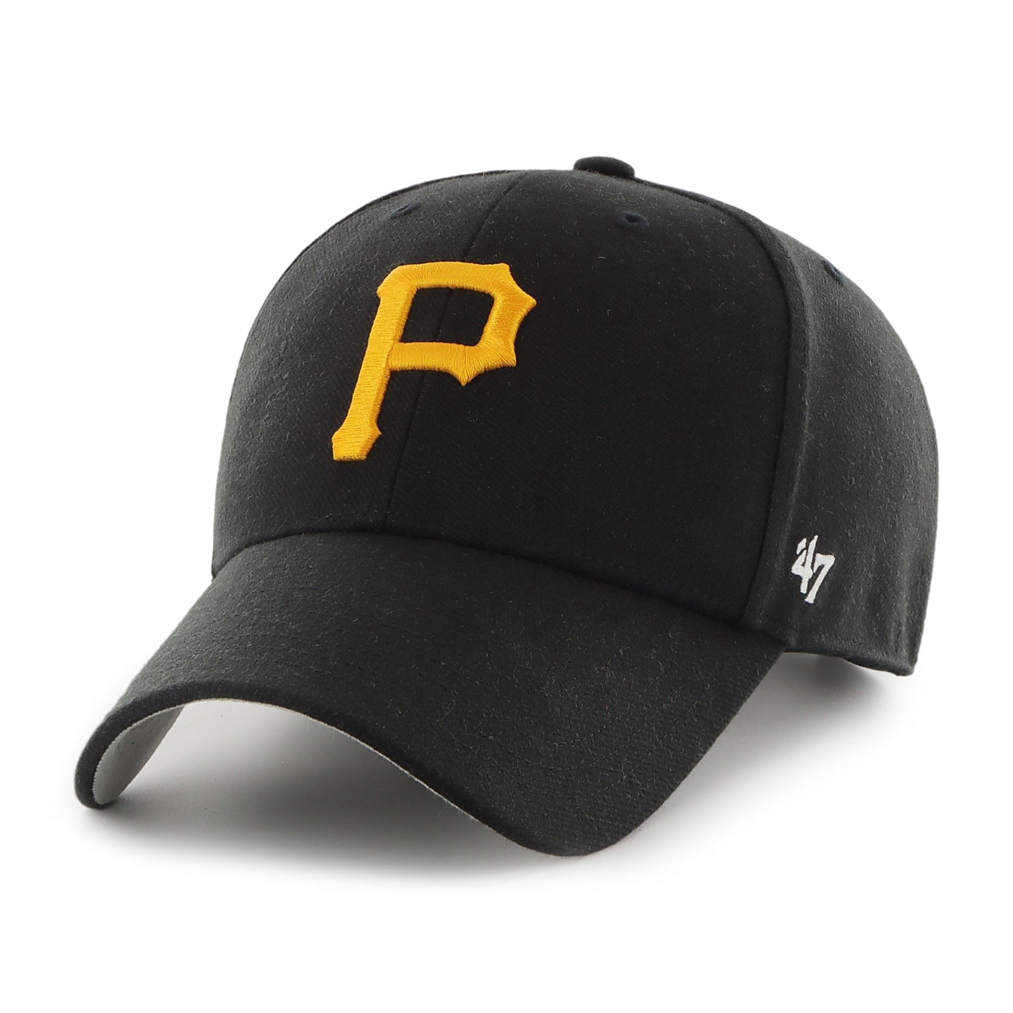Pittsburgh Pirates Black MLB Sure Shot Most Value P. Snapback Cap '47