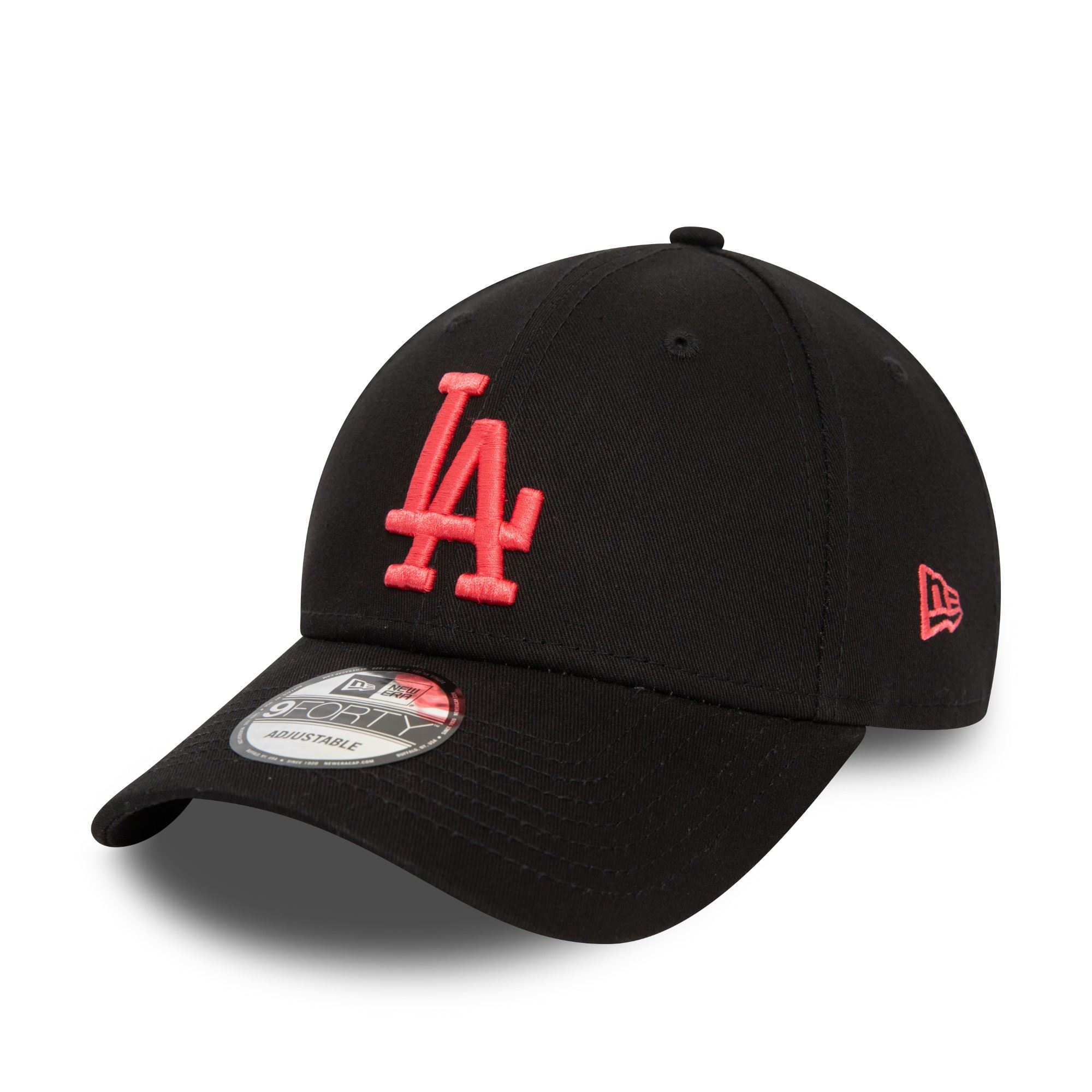 Los Angeles Dodgers MLB League Essential Schwarz Pink 9Forty Verstellbare Cap New Era