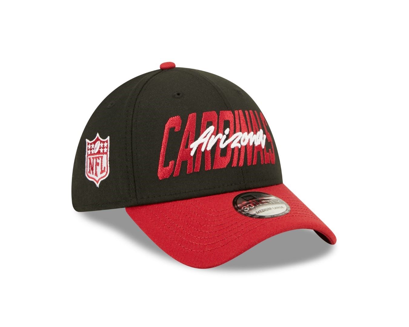 Arizona Cardinals 2022 NFL Draft 39 Black Red Thirty Stretch Cap New Era