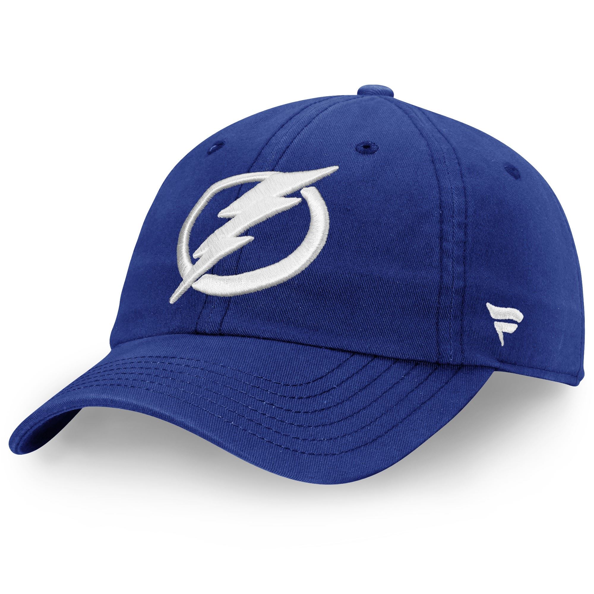 Tampa Bay Lightning NHL Core Royal Curved Unstructured Strapback Cap Fanatics
