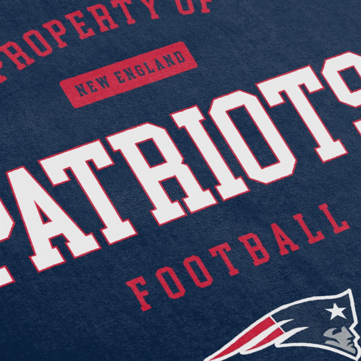 New England Patriots NFL 2024 Strandtuch Badetuch Handtuch Blau Foco