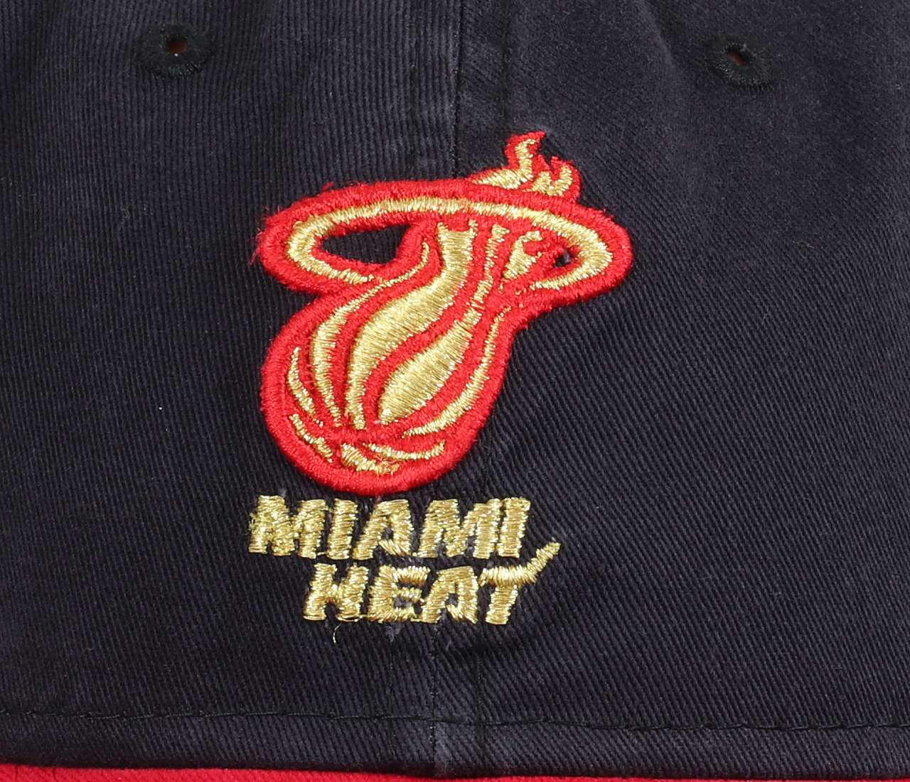 Miami Heat NBA Team Navy Red 9Twenty Unstructured Strapback Cap New Era