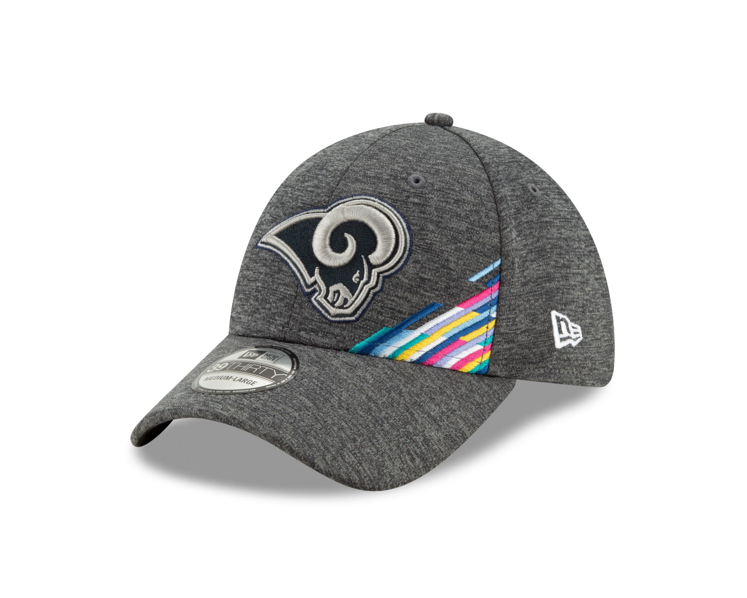 Los Angeles Rams  NFL 2019 On Field Crucial Catch 39Thirty Cap Graphite New Era