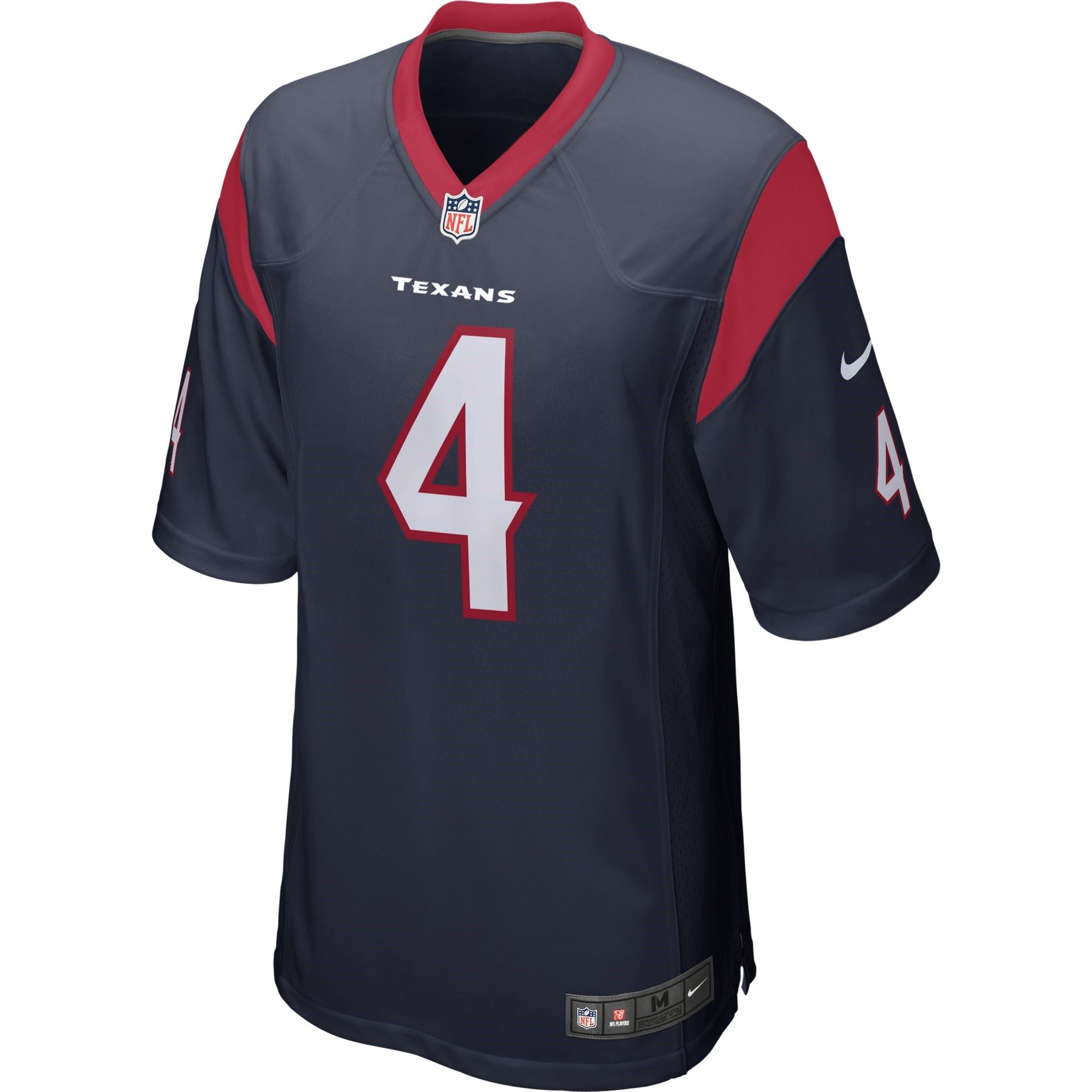 Deshaun Watson #4 Houston Texans NFL Nike Jersey Game Team Colour Jersey Nike