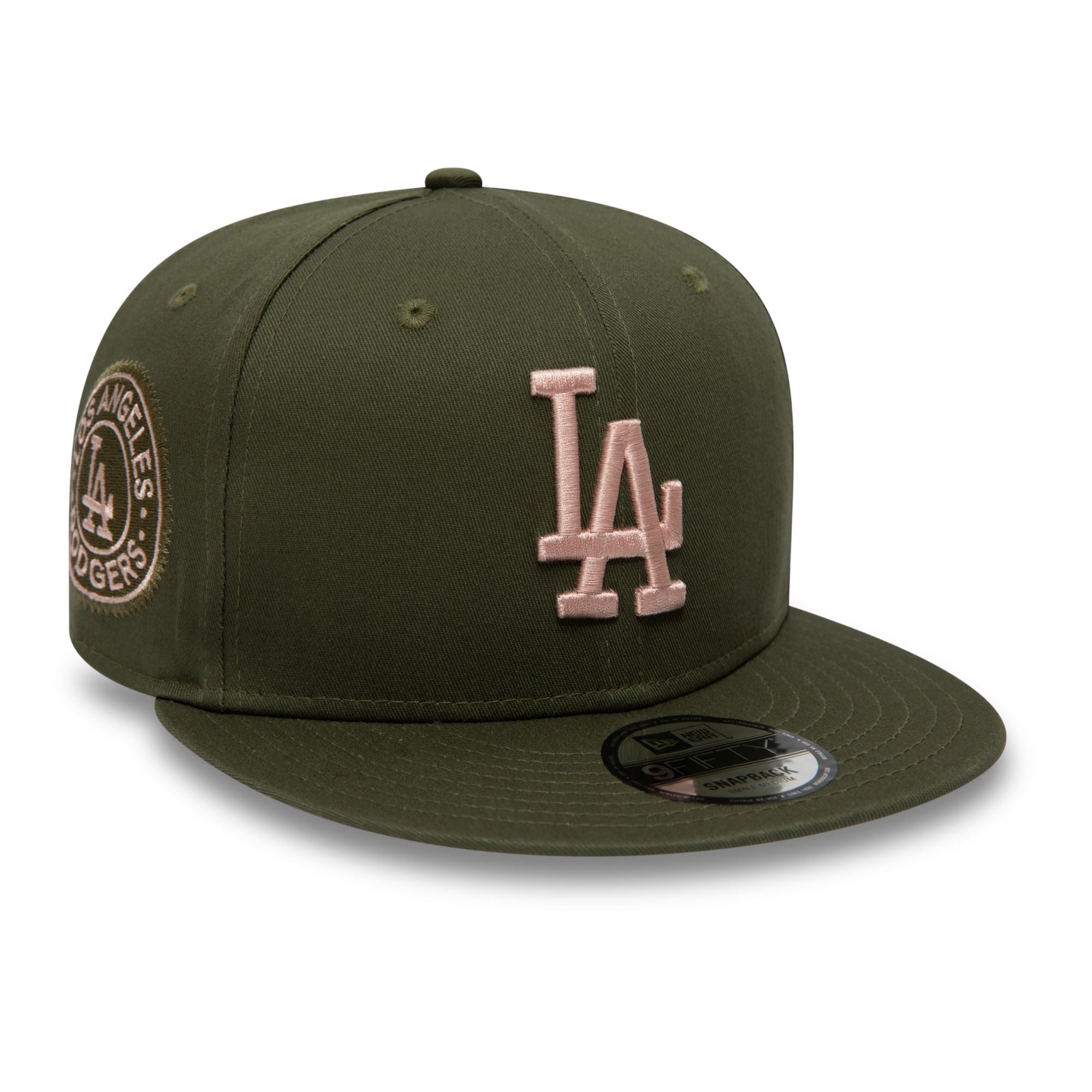 Los Angeles Dodgers MLB Side Patch Olive 9Fifty Snaback Cap New Era
