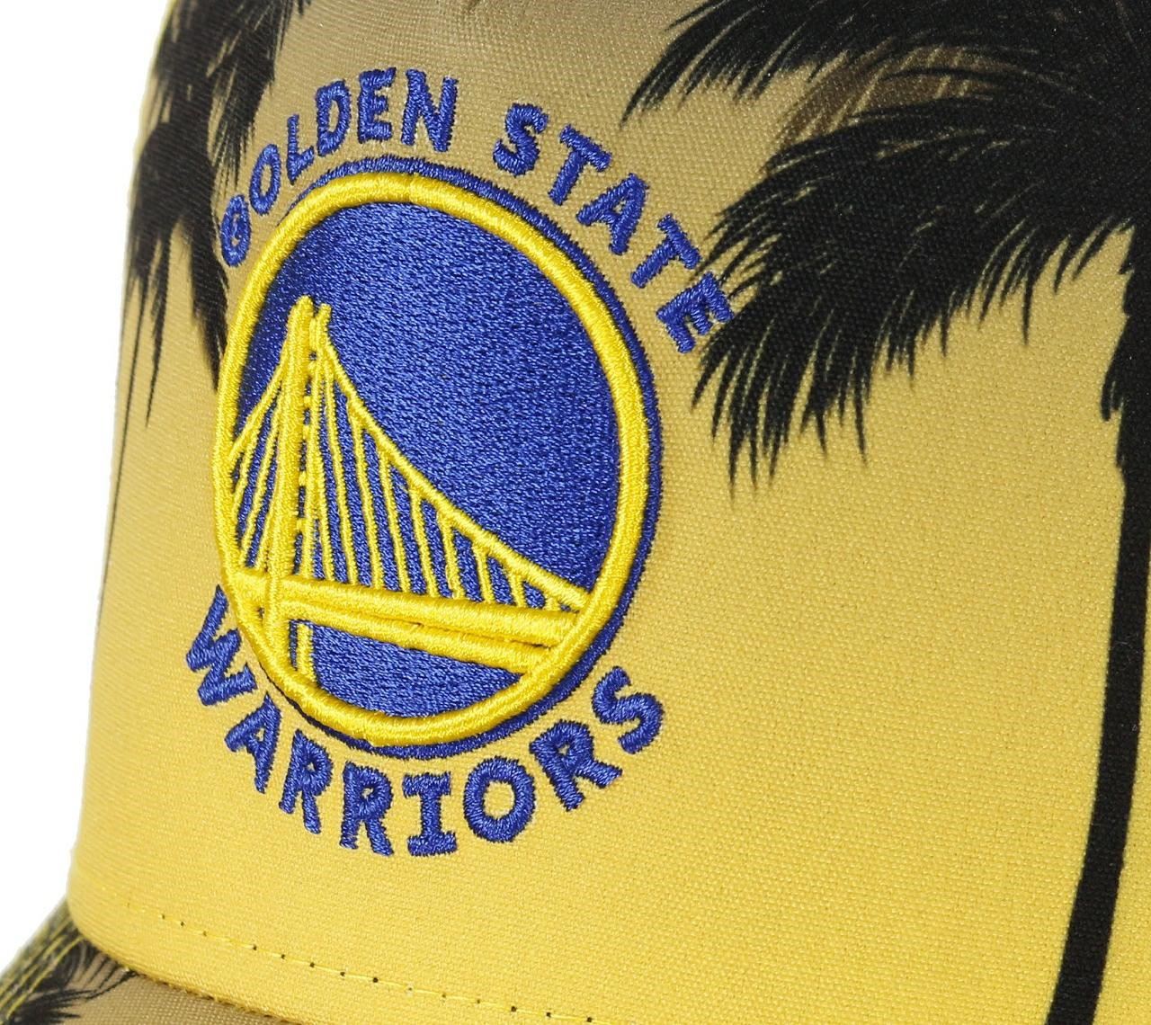 Golden State Warriors NBA Palm Tree A-Frame Trucker Cap New Era