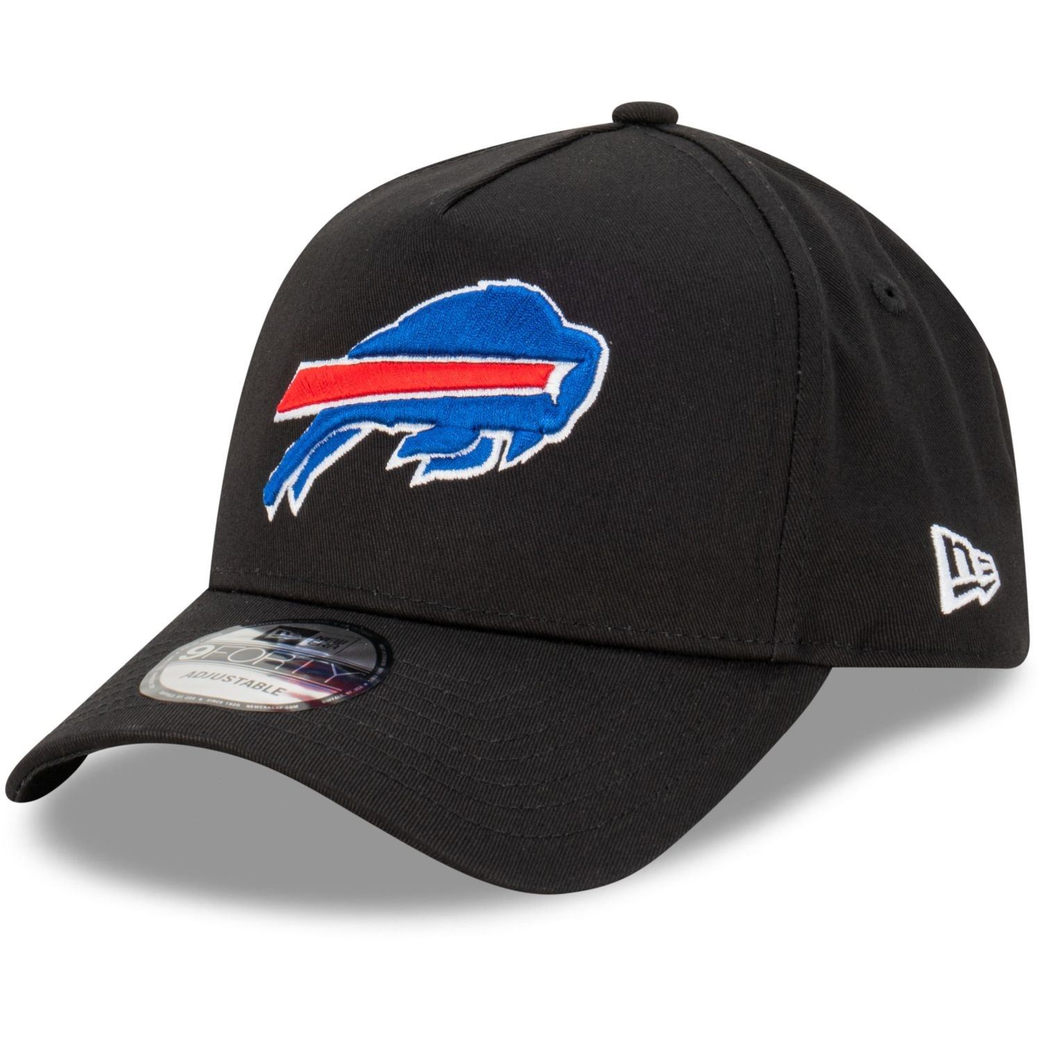 Buffalo Bills NFL Evergreen Schwarz Verstellbare 9Forty A-Frame Cap New Era
