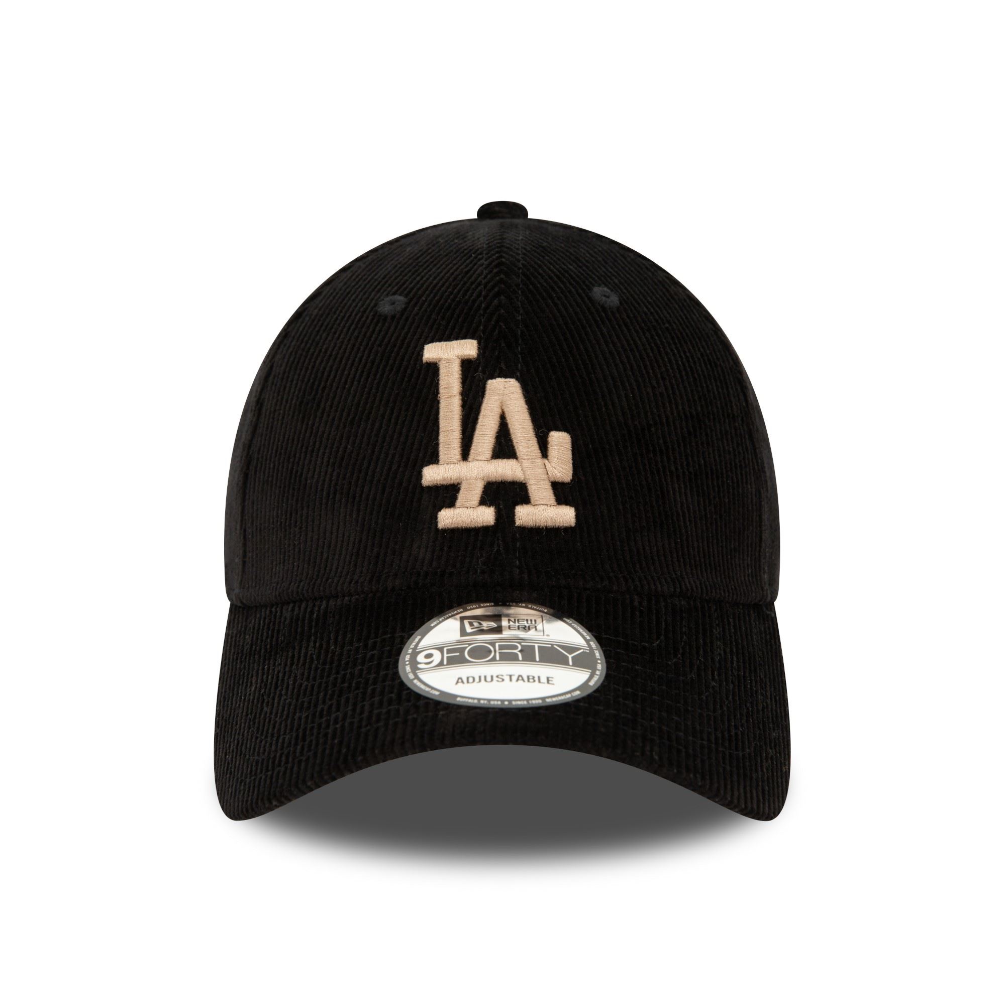 Los Angeles Dodgers MLB Cord Black 9Forty Adjustable Cap New Era