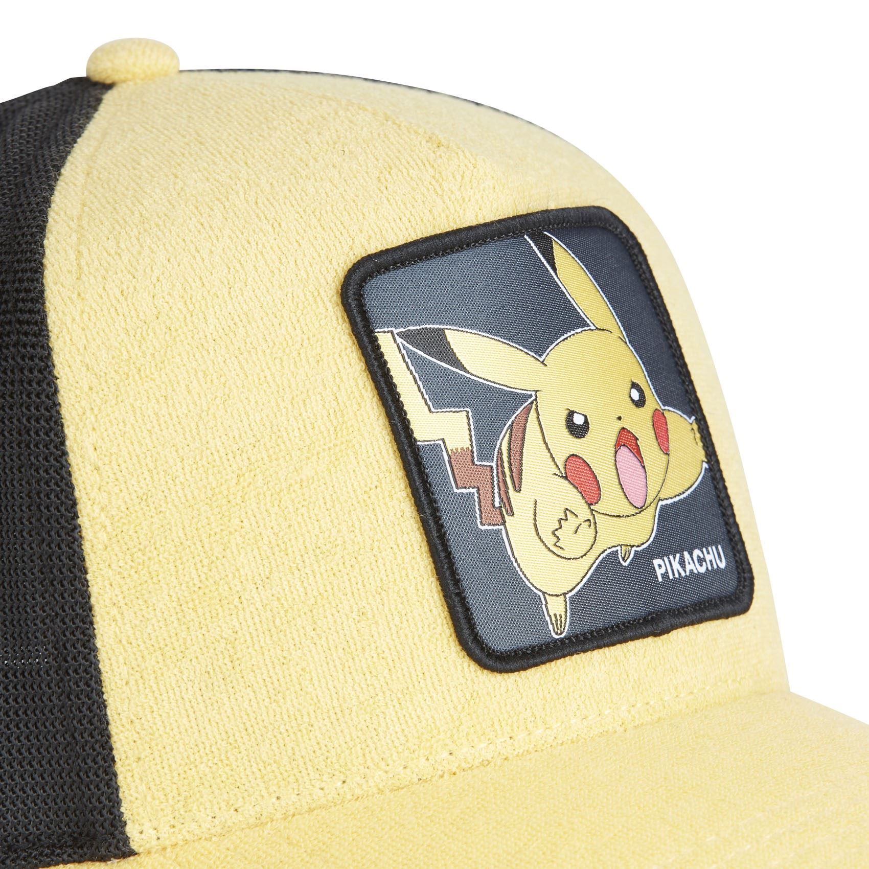 Pikachu Pokemon Yellow Trucker Cap Capslab