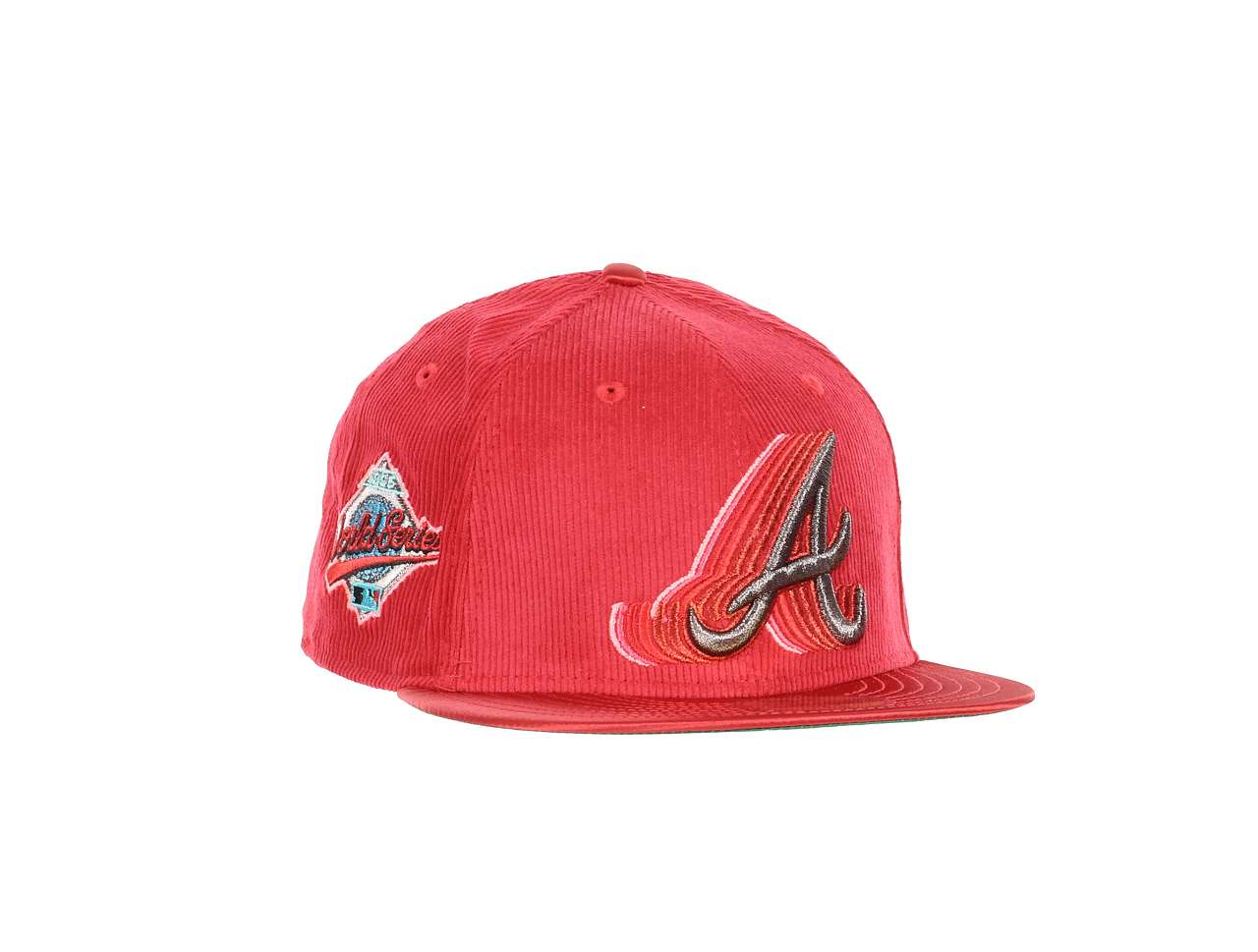 Atlanta Braves MLB World Series 1995 Sidepatch Cooperstown Scarlet 59Fifty Basecap New Era