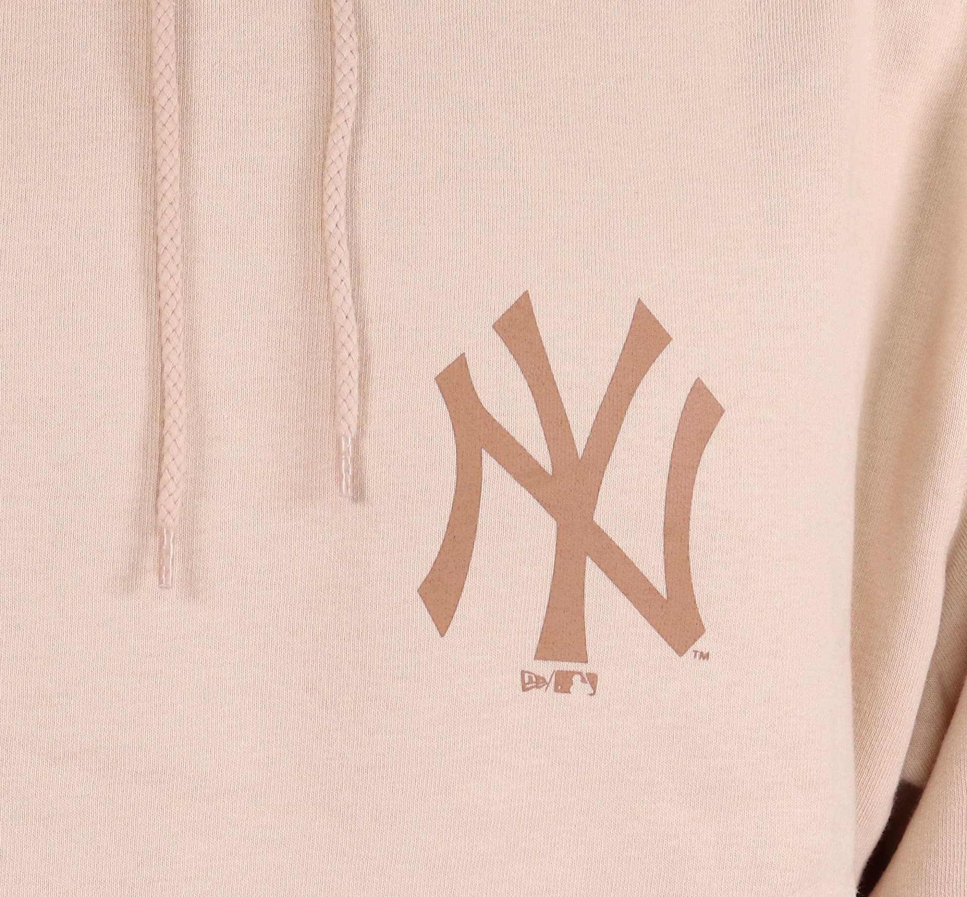 New York Yankees Putty Pink MLB Seasonal Infill Logo Oversized Hoody New Era
