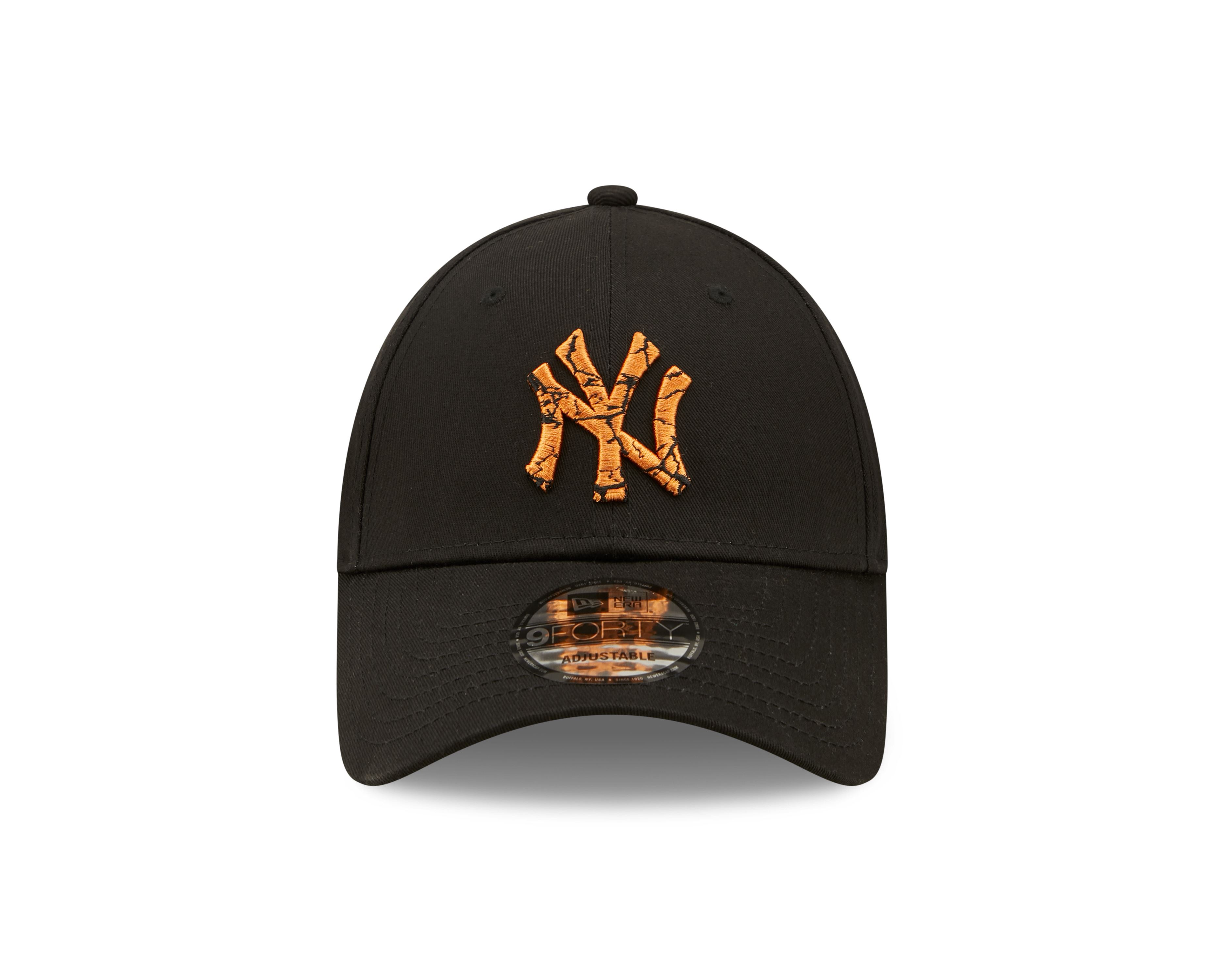 New York Yankees MLB Marble Infill Black 9Forty Adjustable Cap New Era