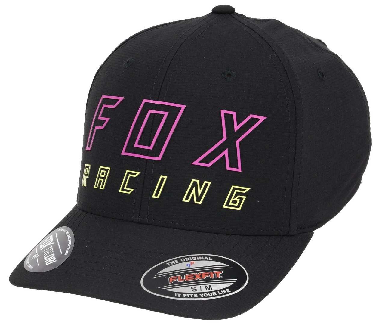 Flexfit Cap Neon Moth Black Fox Racing